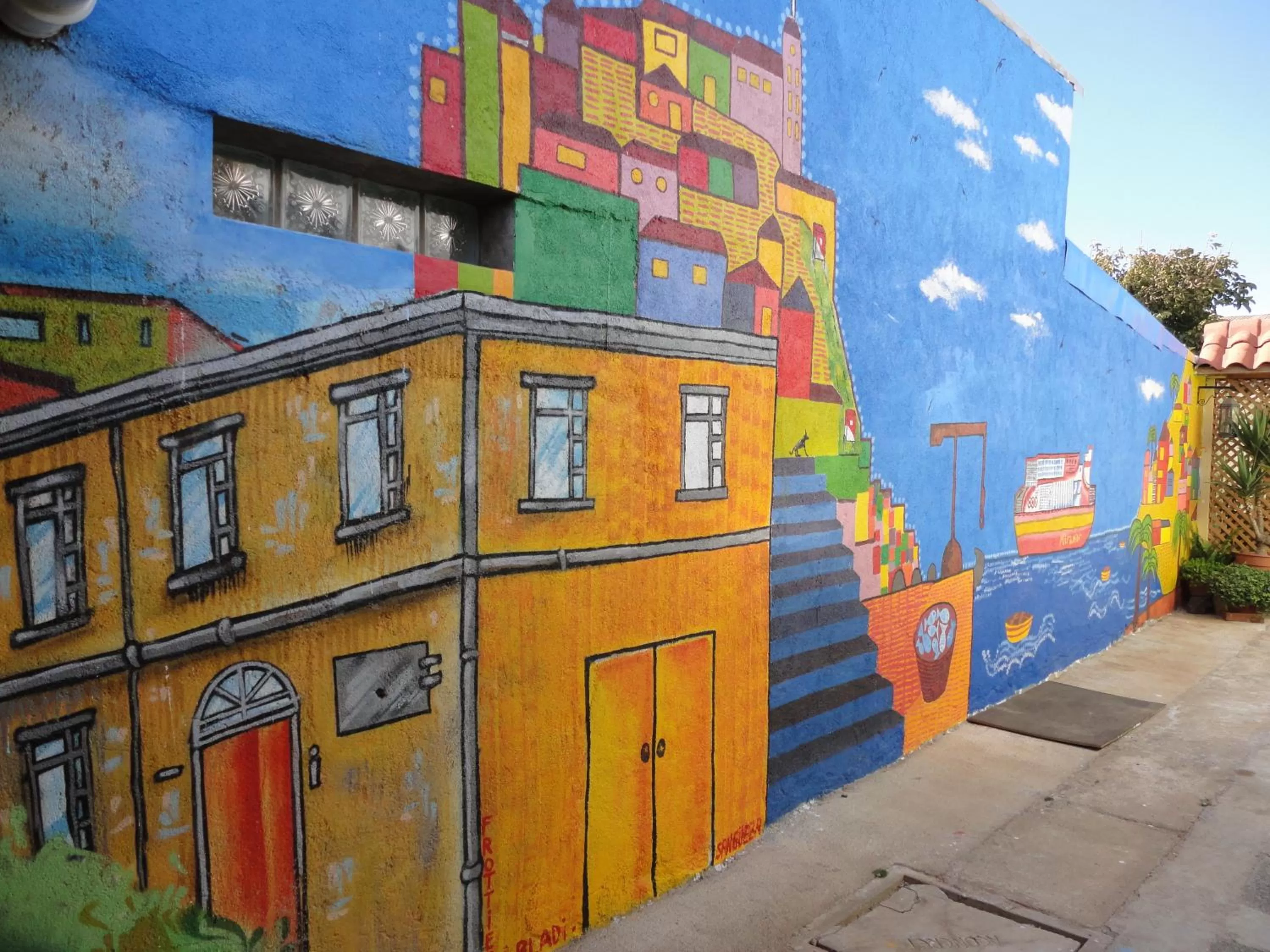 Decorative detail, Property Building in Hostal Miramar