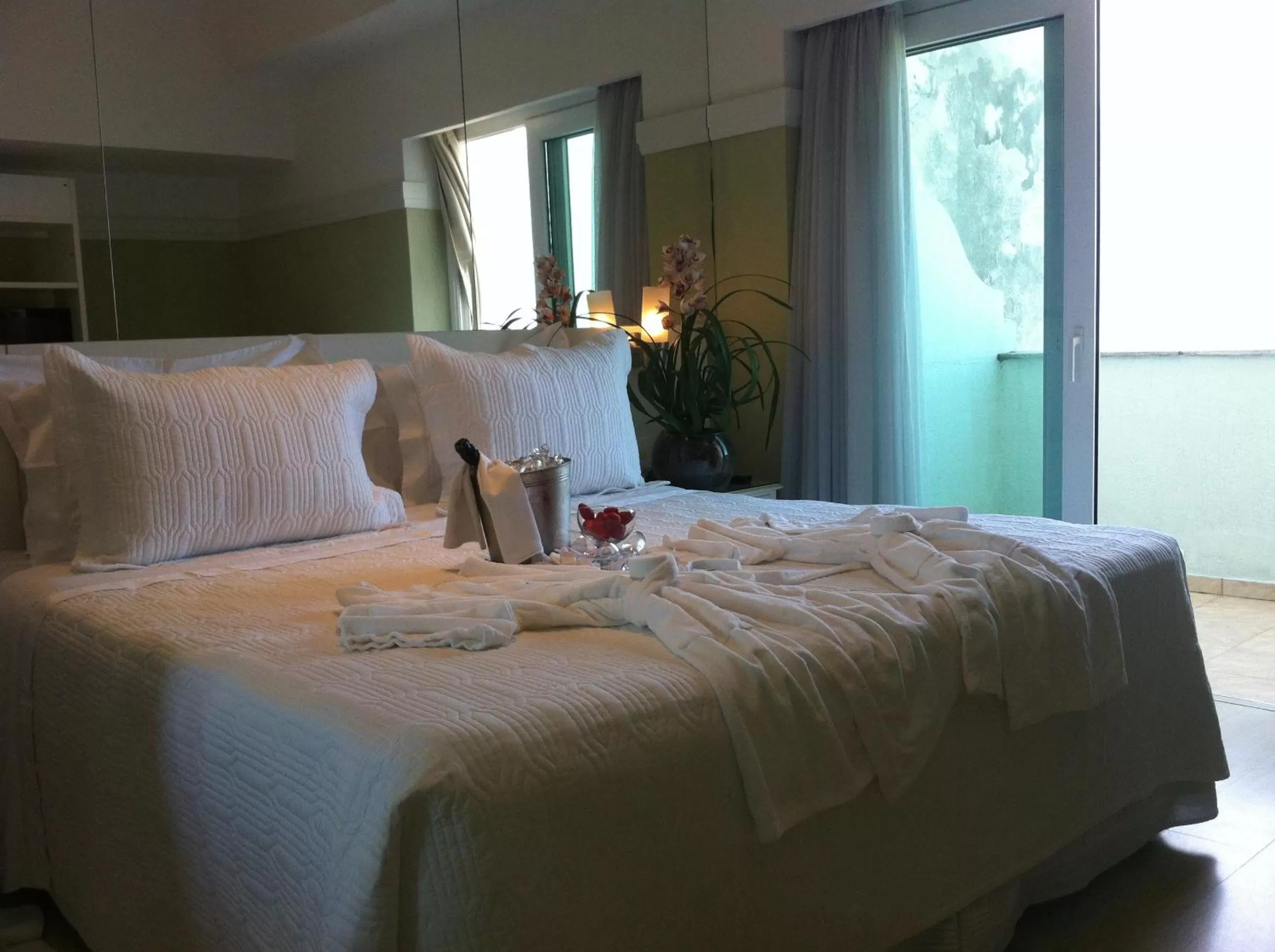 Bed in Olinda Rio Hotel