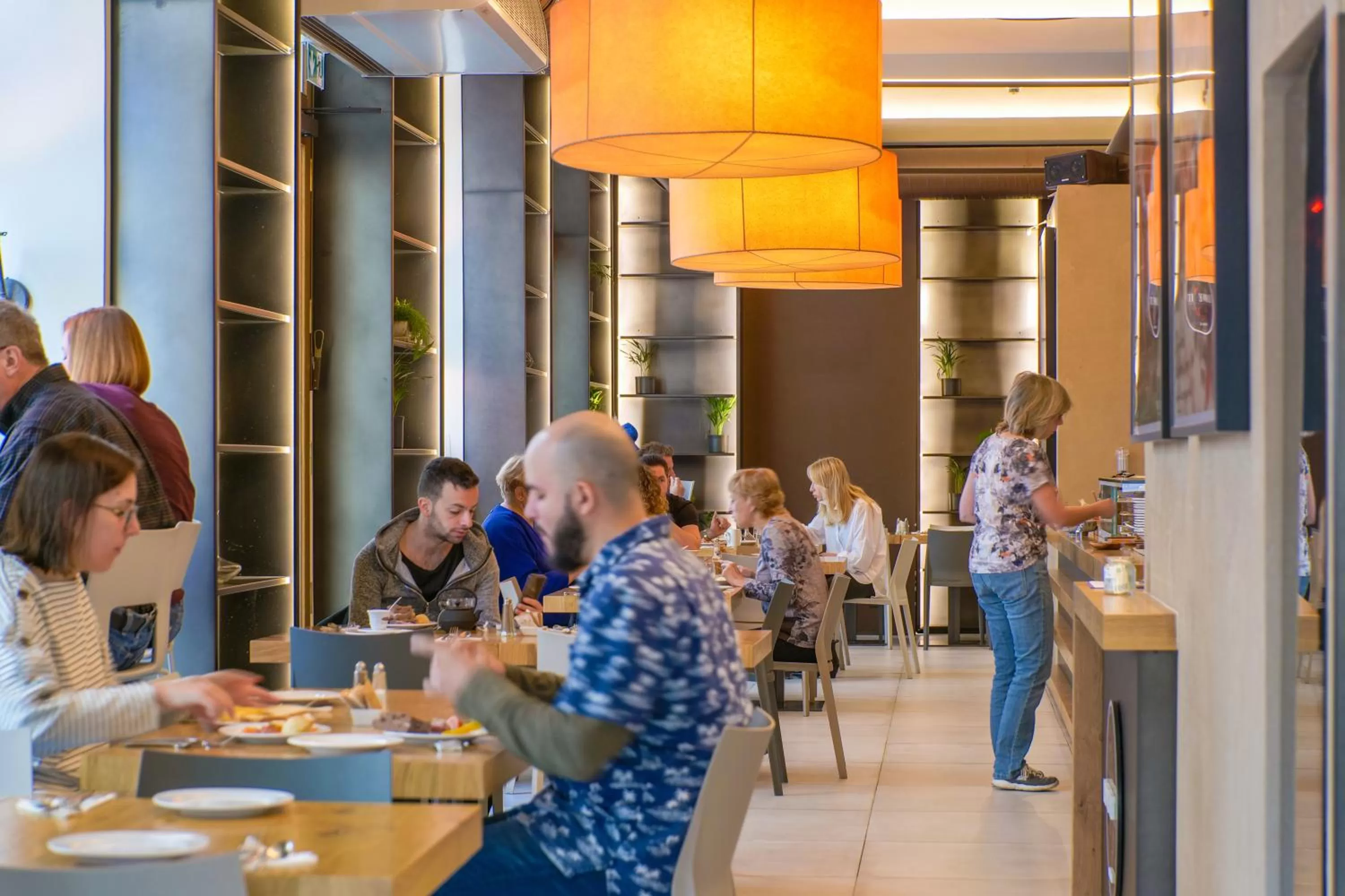 Continental breakfast in Hotel Golden Crown