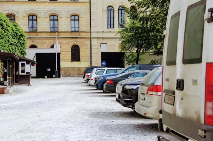 Parking, Property Building in Rembrandt Aparthotel