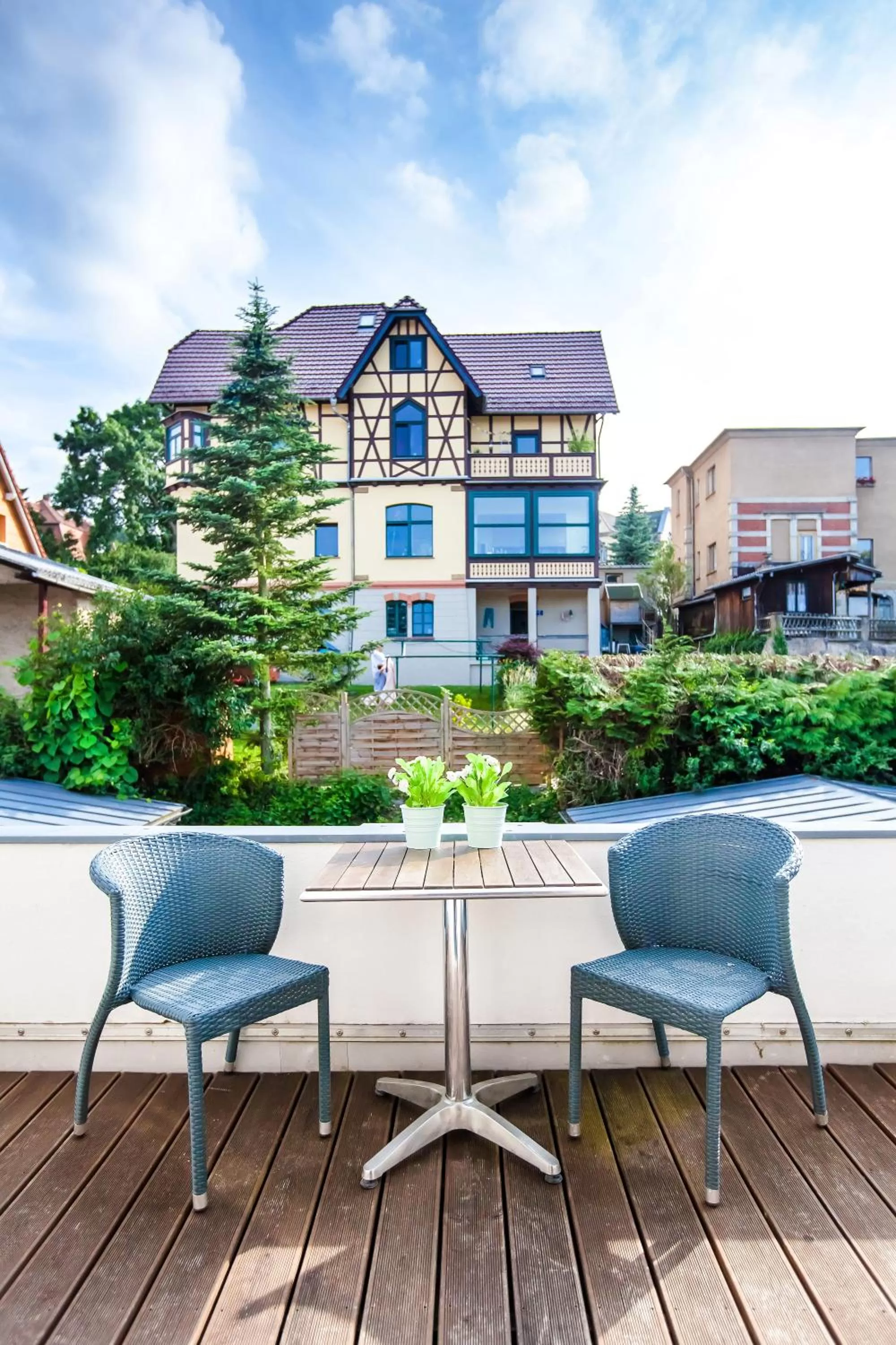 Balcony/Terrace in Boutique-Hotel Villa Anna