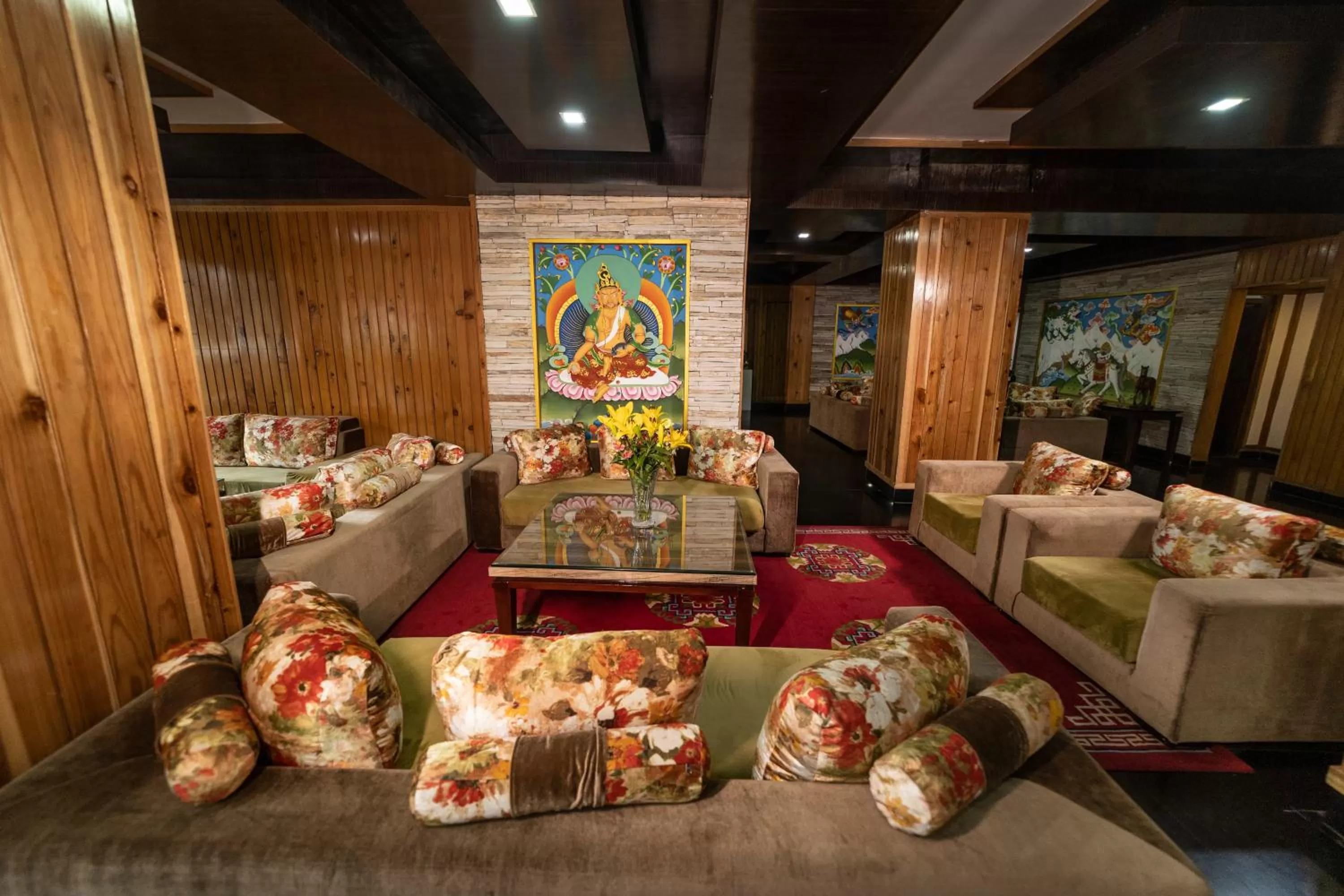 Living room in Yangthang Heritage