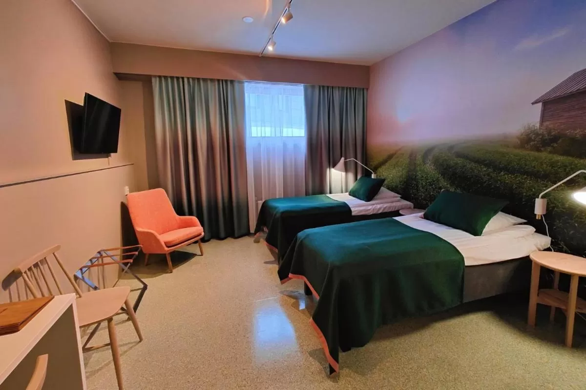 Photo of the whole room, Bed in Spa Hotel Härmä - Härmän Kylpylä