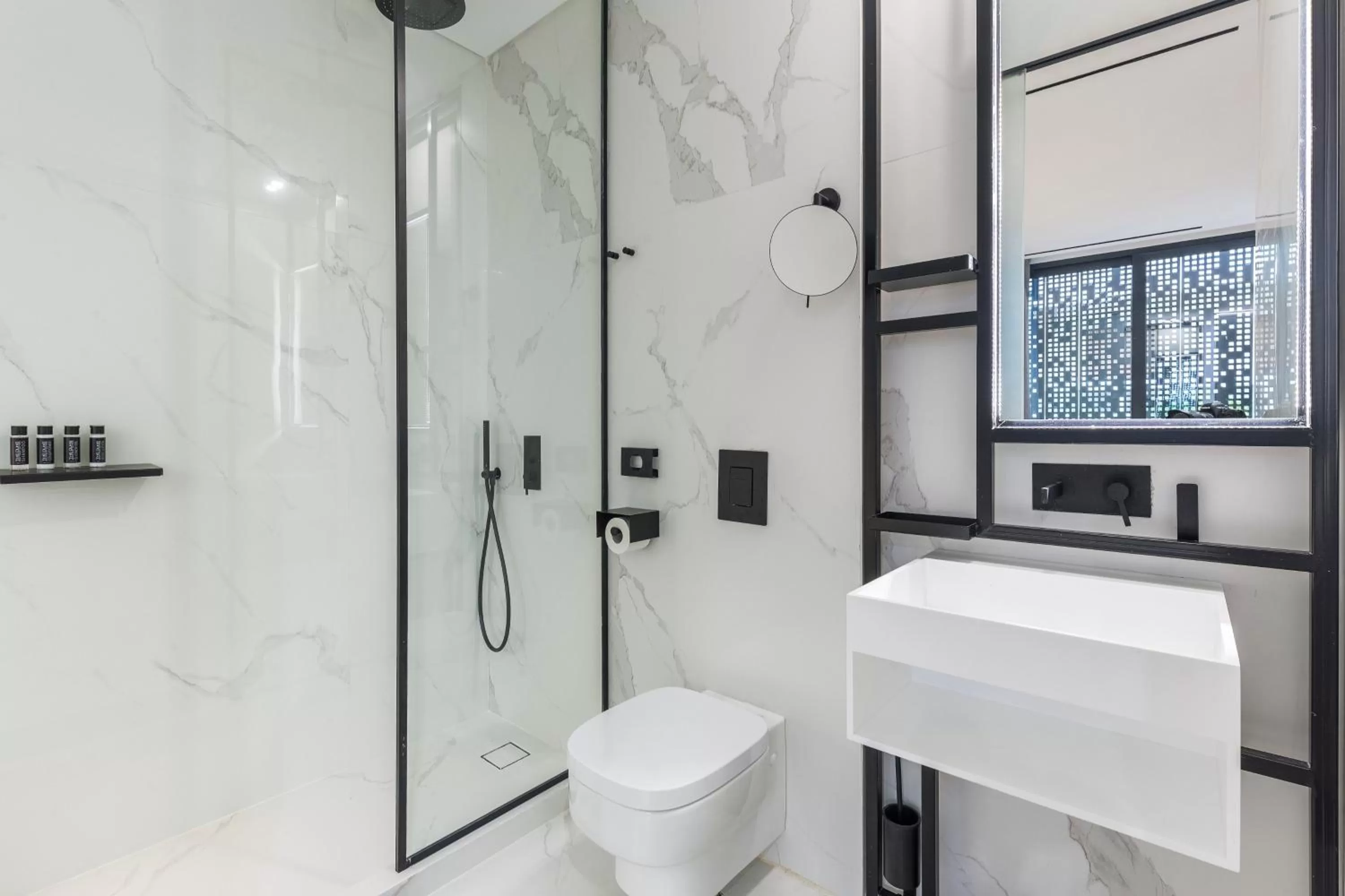 Shower in The Duke Boutique Suites