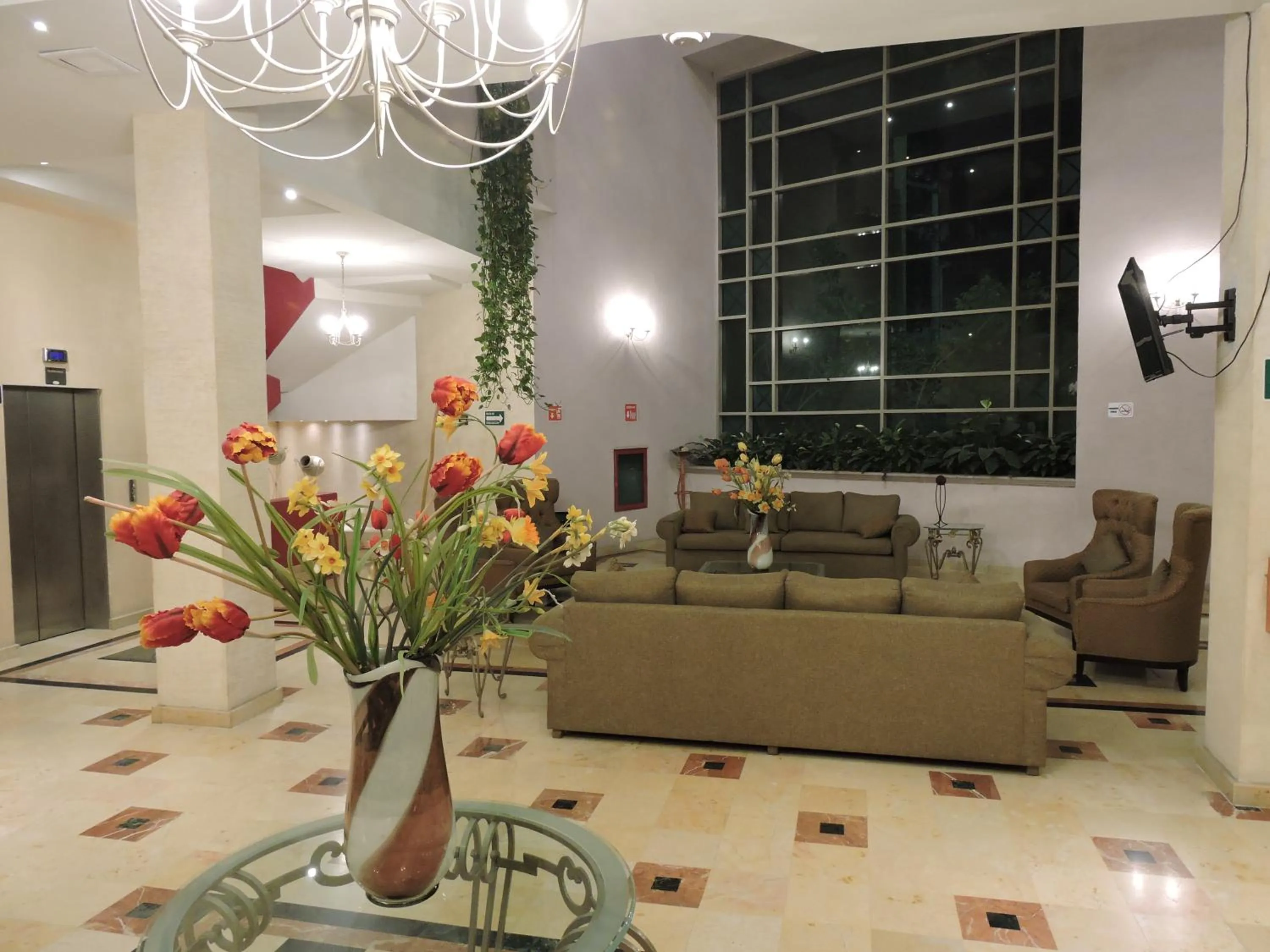 Communal lounge/ TV room in Hotel Quinta Cesar