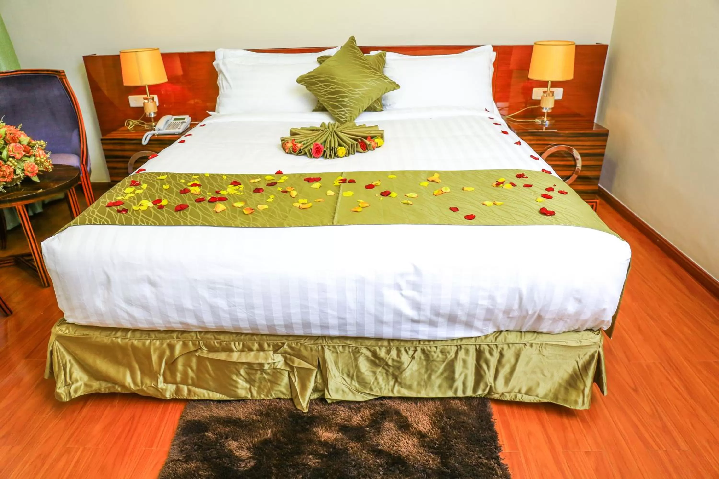 Bed in Denver boutique hotel