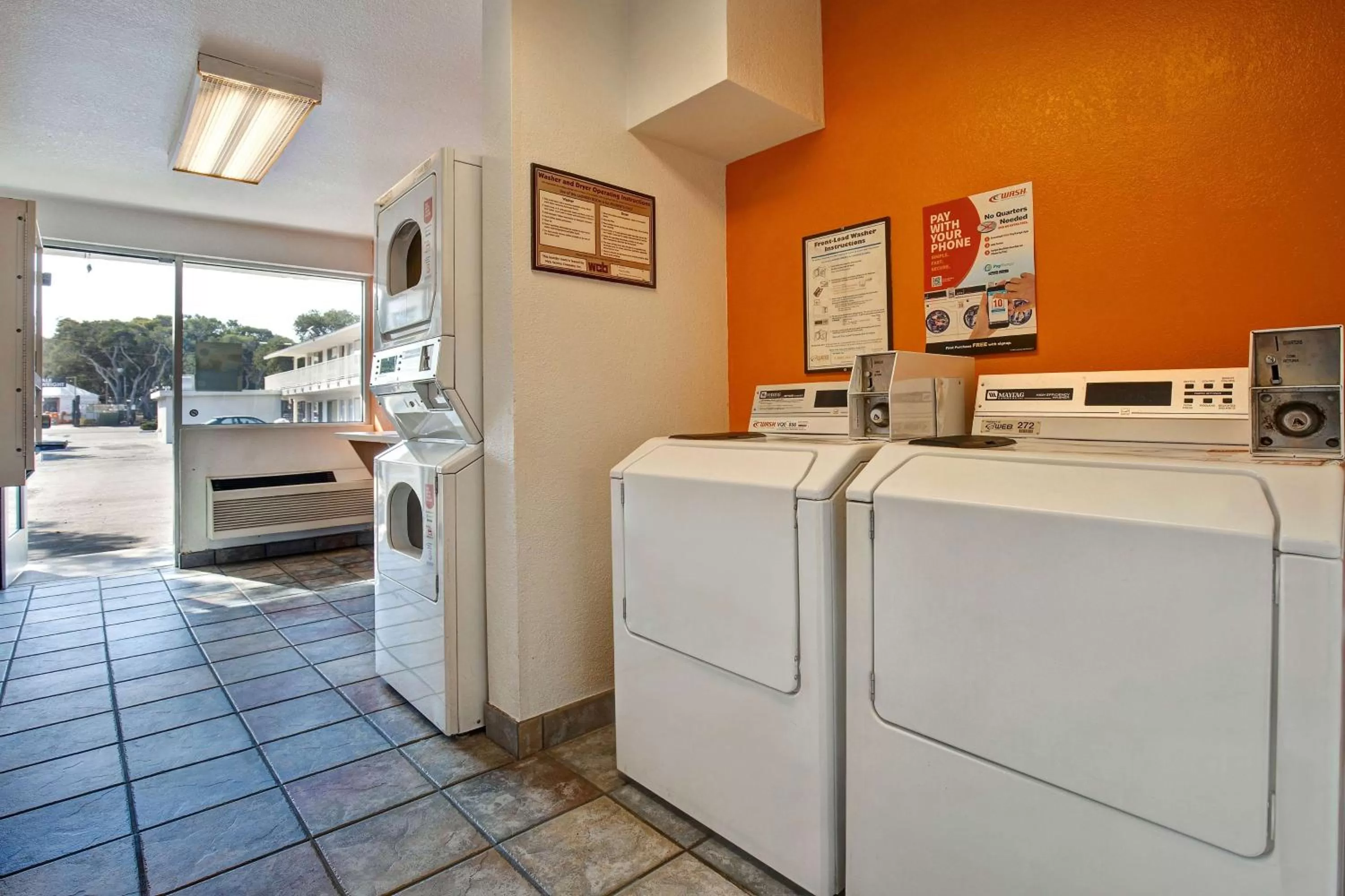 laundry in Motel 6-Monterey, CA
