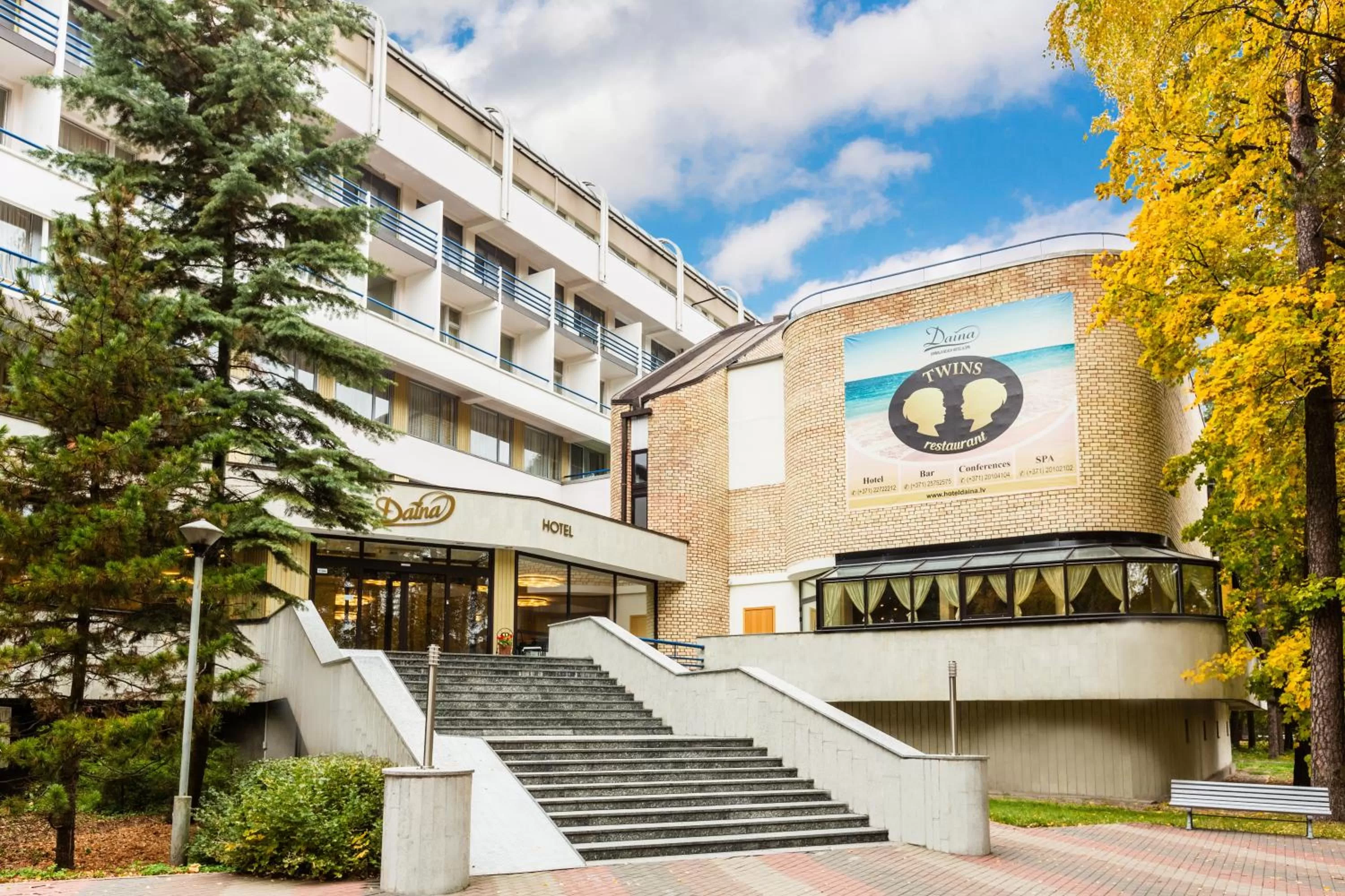 Facade/entrance in Daina Jurmala Beach Hotel