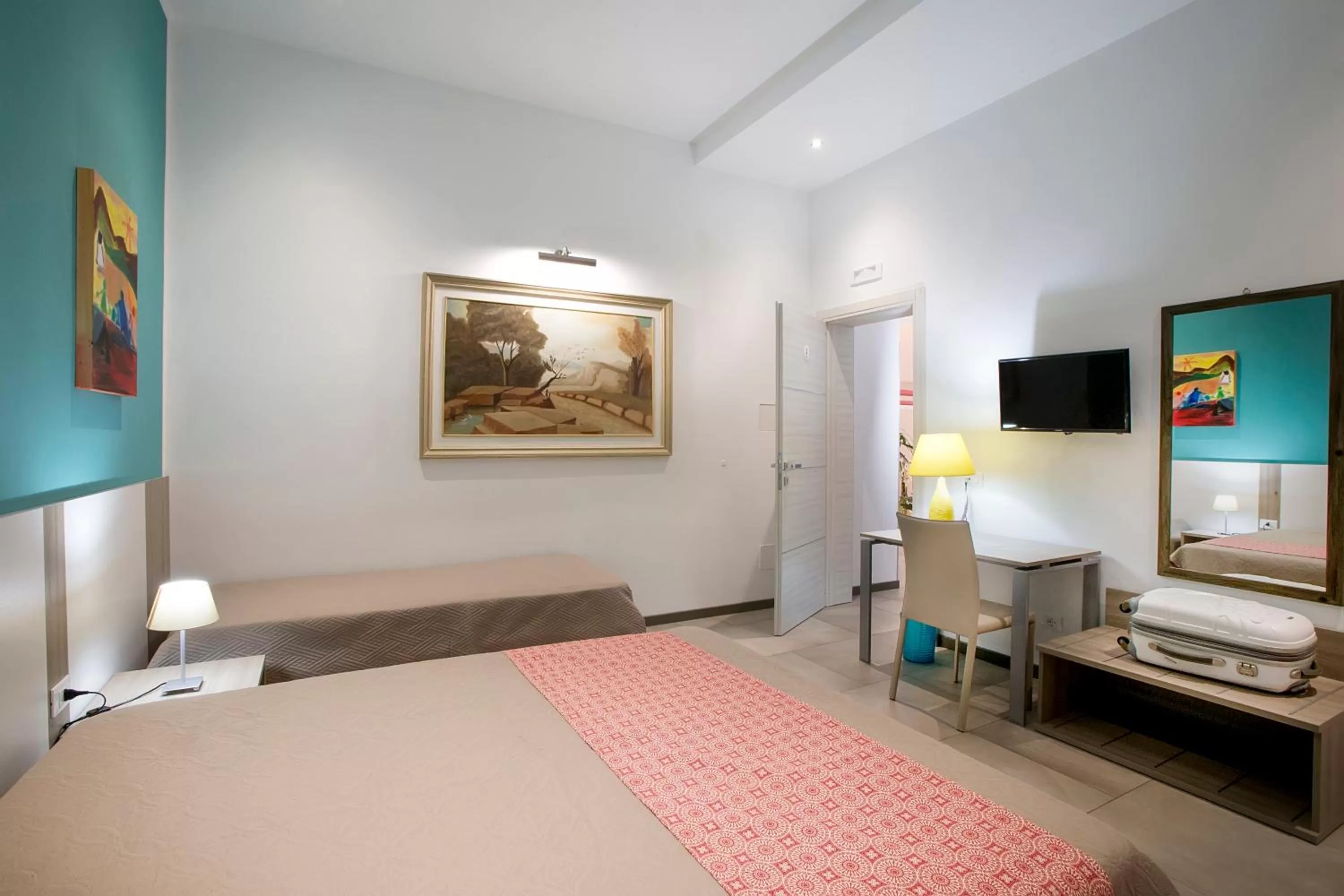 Bedroom, Bed in La Rocca Scavata