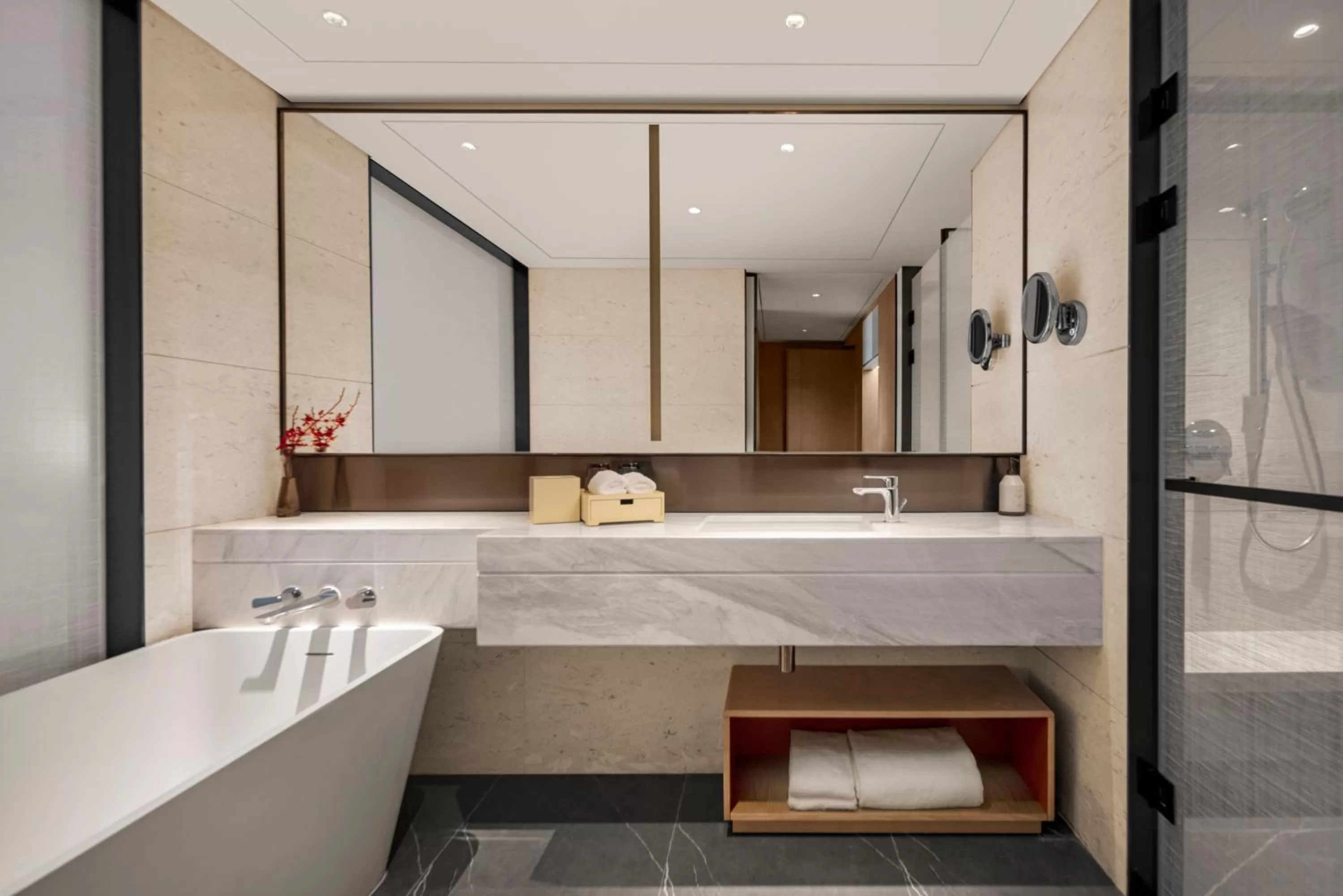 Bathroom in Swissotel Beijing Hong Kong Macau Center