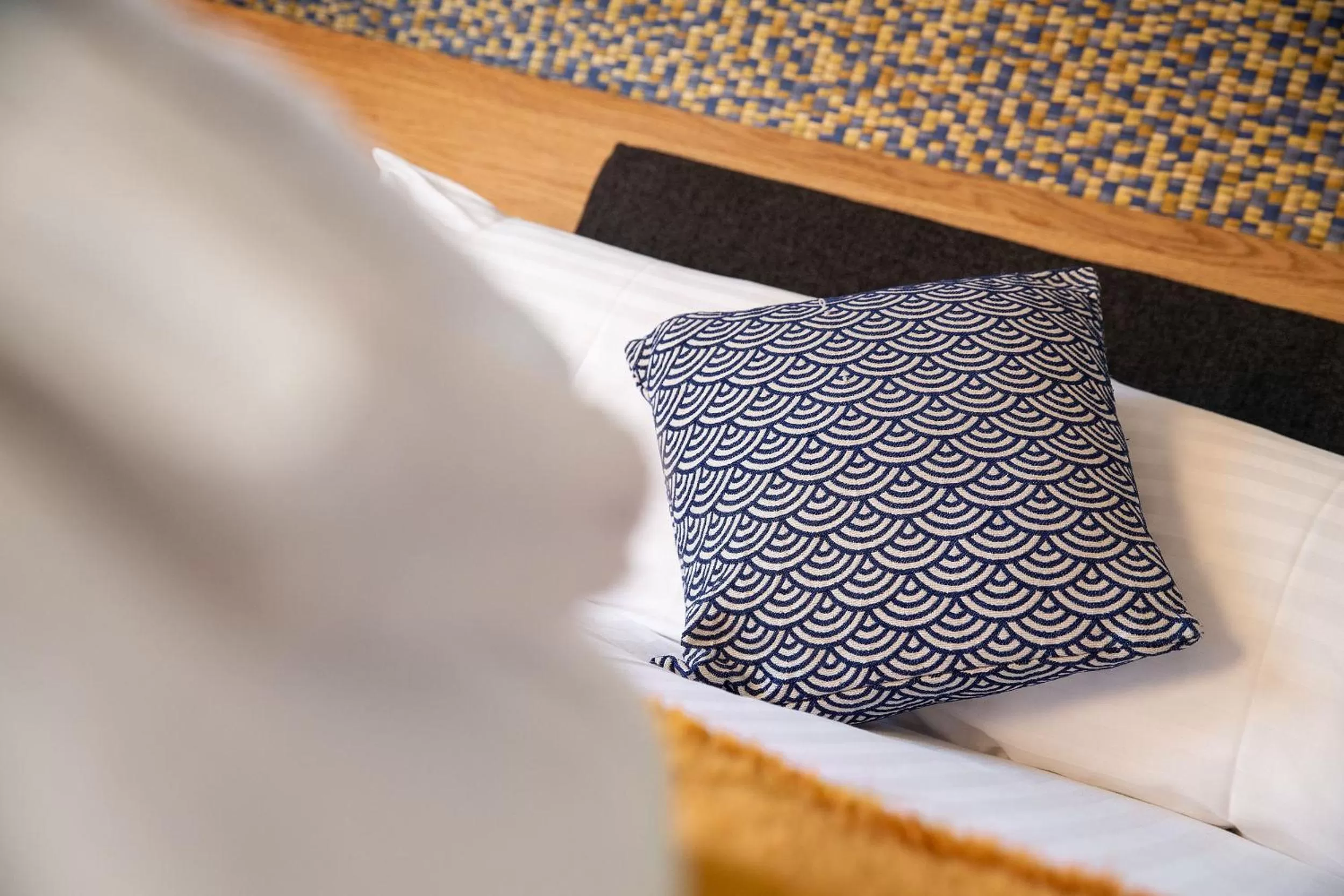 Decorative detail, Bed in West Point House