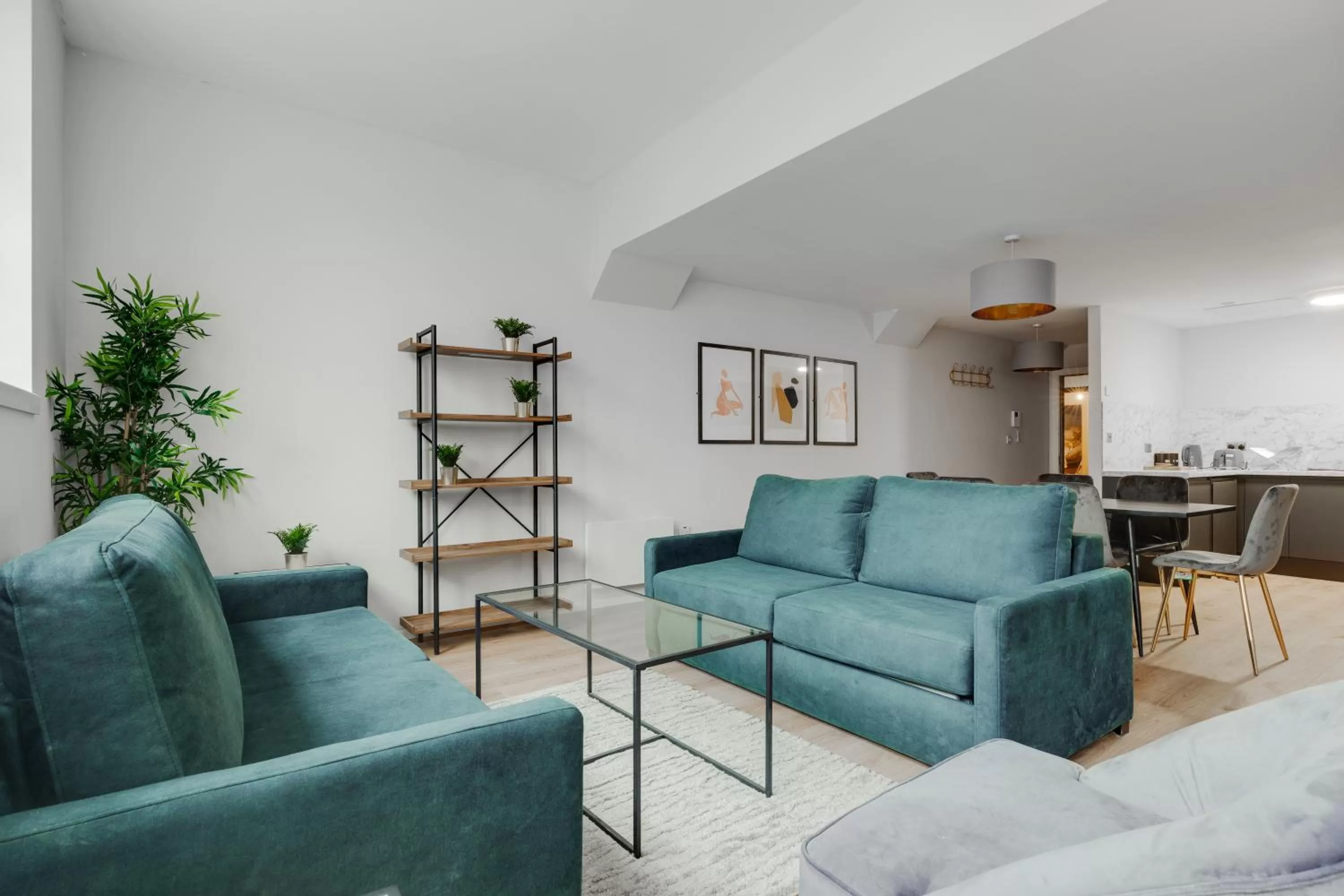 Seating area in Stanley St Suites By GuestFirst