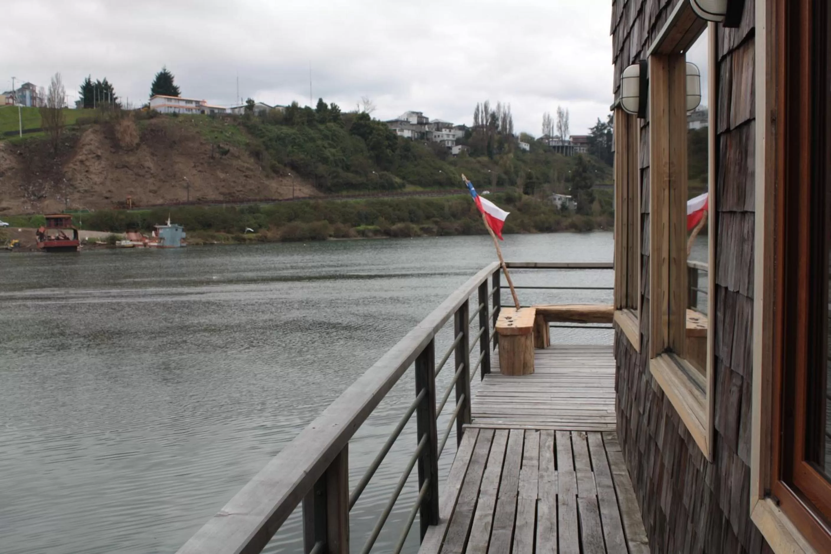 Balcony/Terrace in Palafito 1326 Hotel Boutique Chiloé