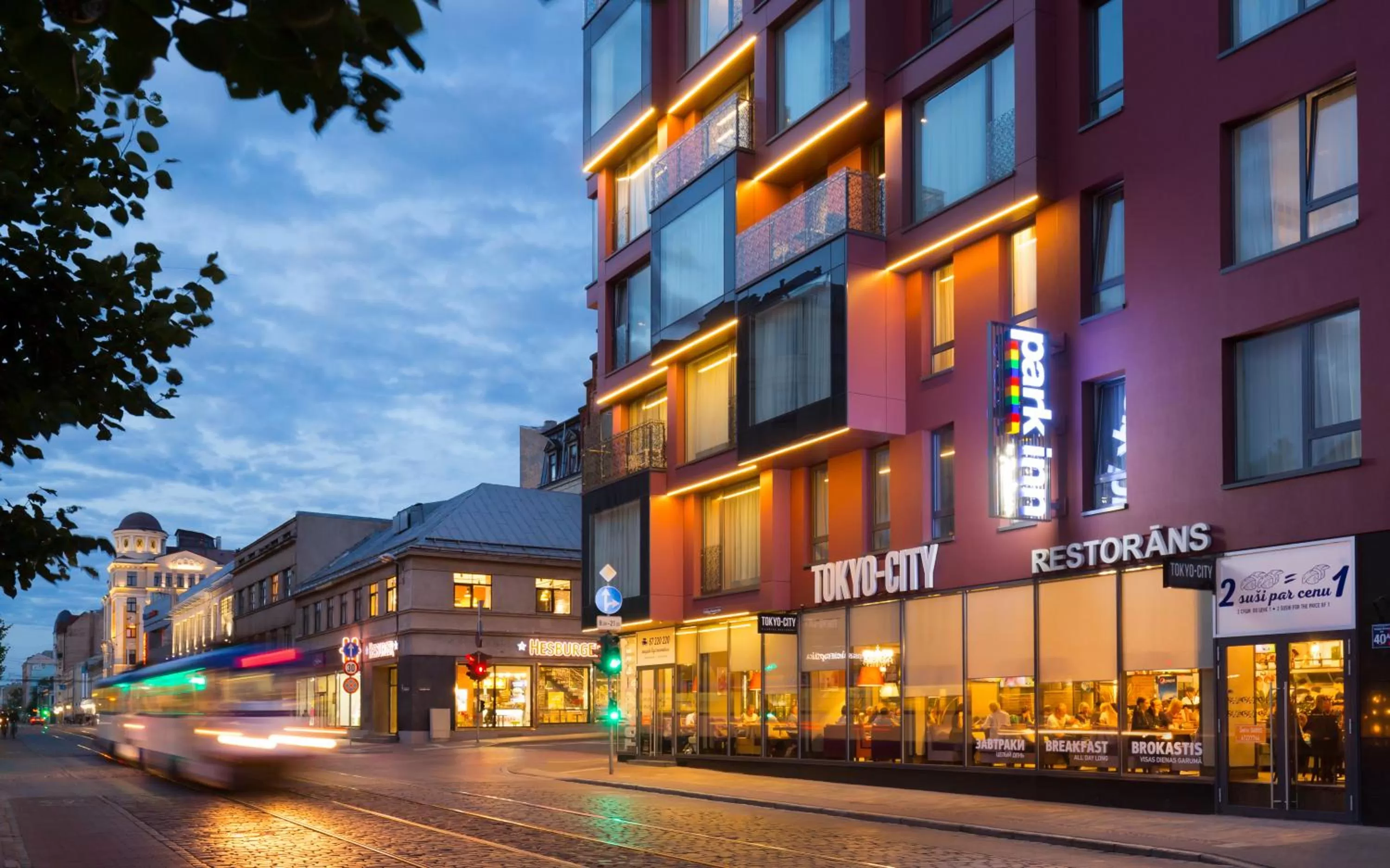 Restaurant/places to eat in Park Inn by Radisson Residence Riga Barona