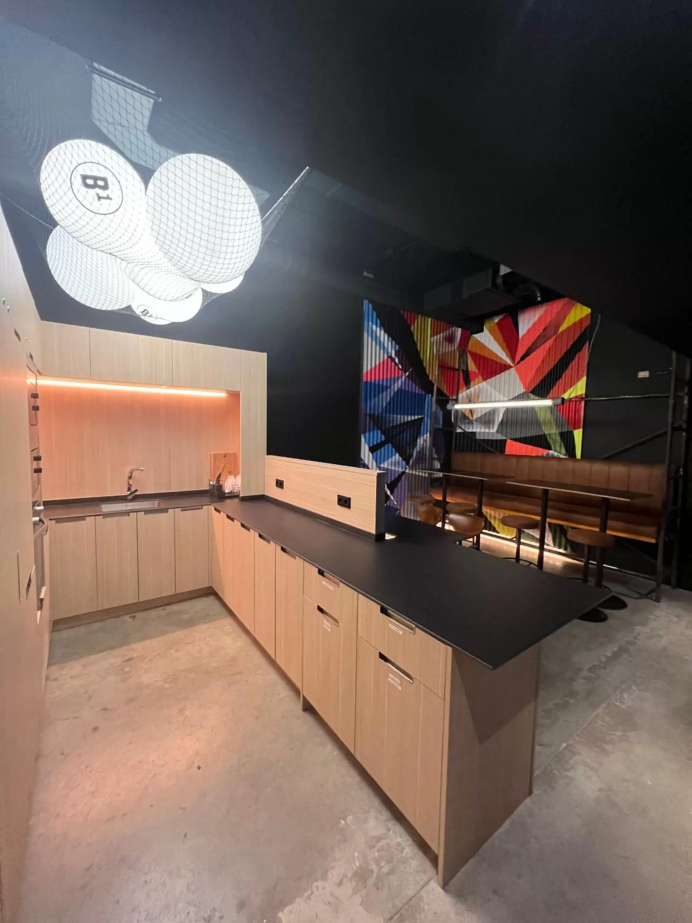 Kitchen or kitchenette in Bastardo Hostel