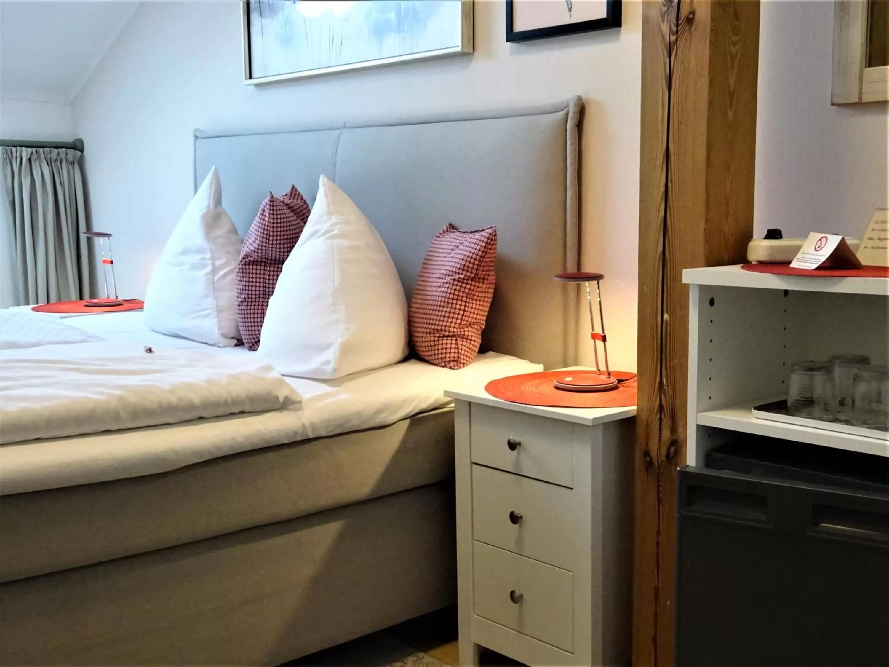 Bedroom, Bed in Pension Zur Fährbrücke