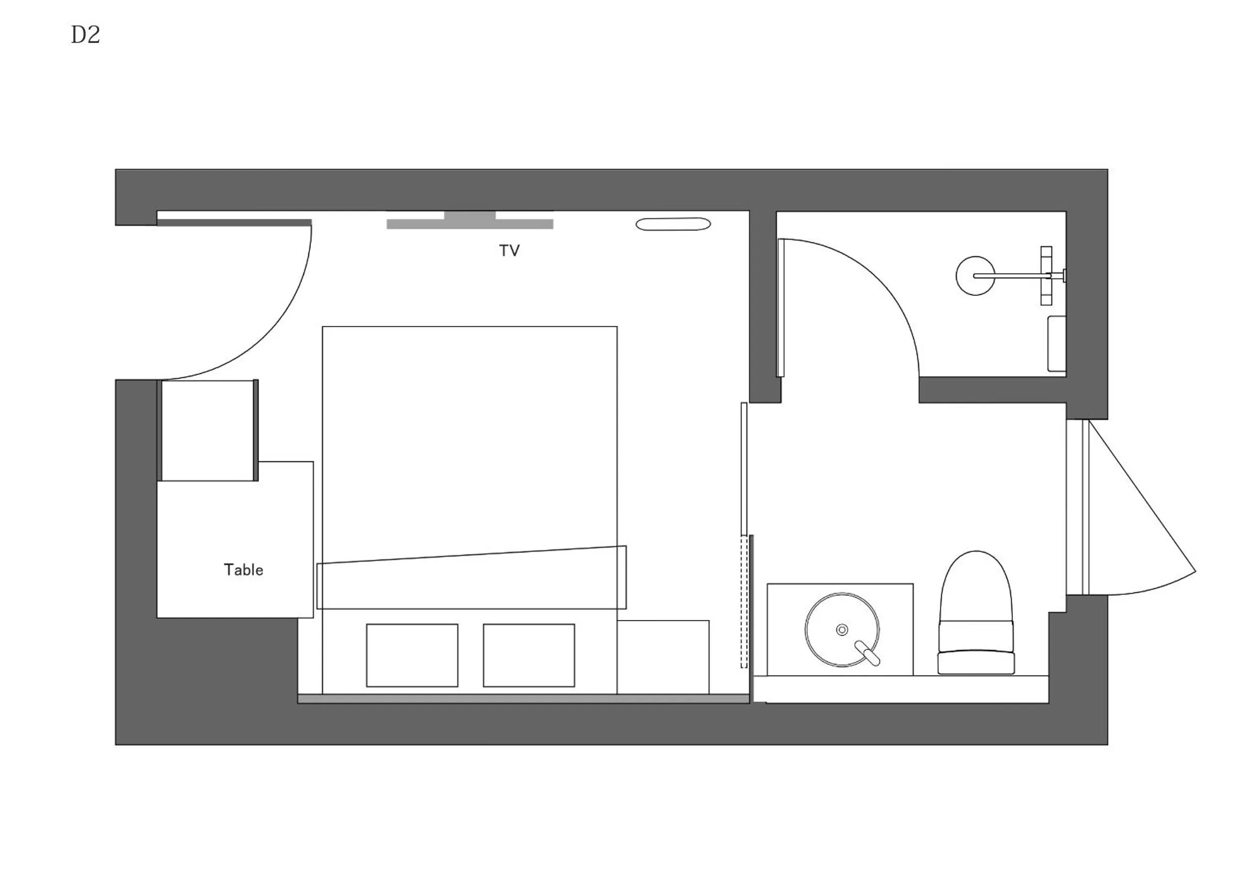 Floor plan in hotel H2 TRIP&BUSINESS NAGASAKI