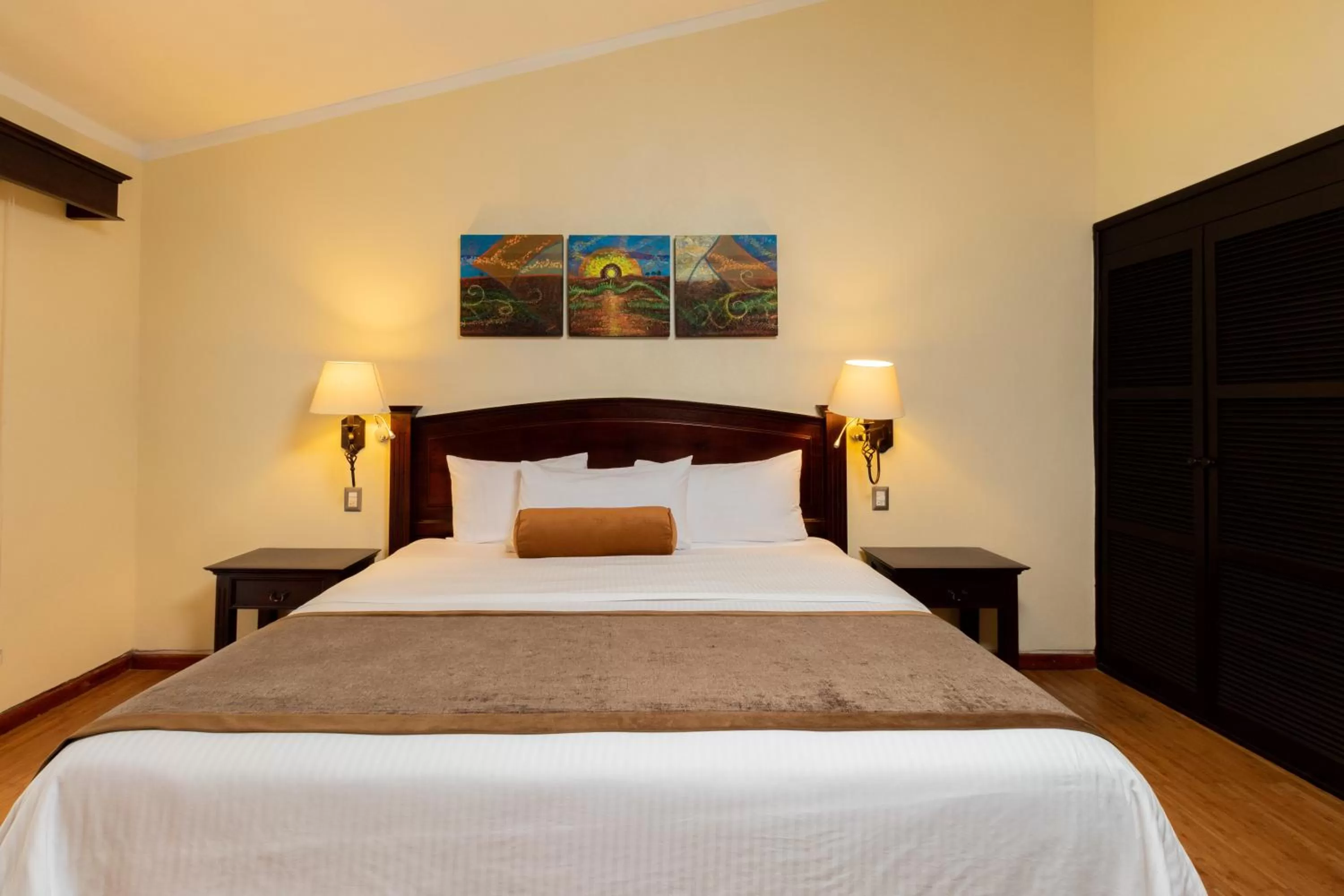 Bed in Hotel Villa Mercedes San Cristobal