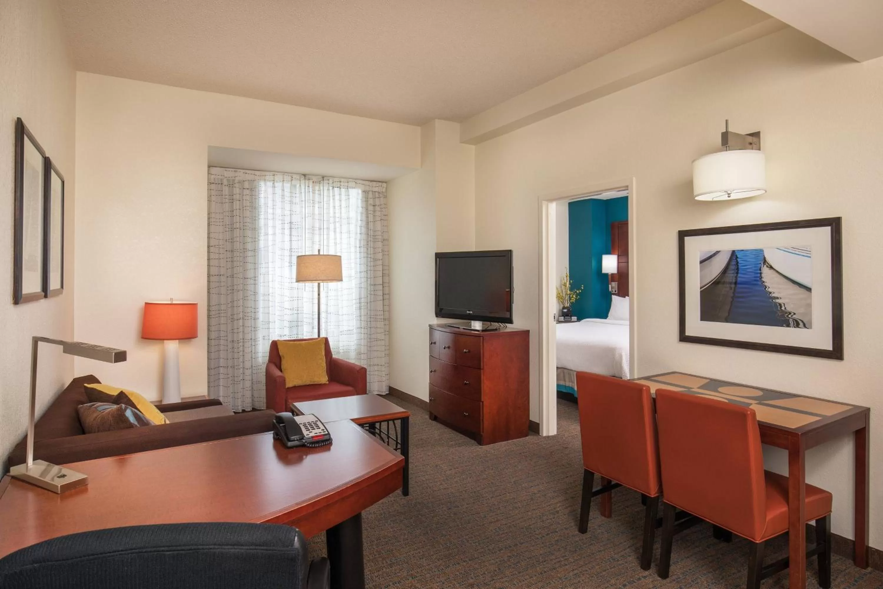 Living room in Residence Inn by Marriott Portland Downtown Waterfront