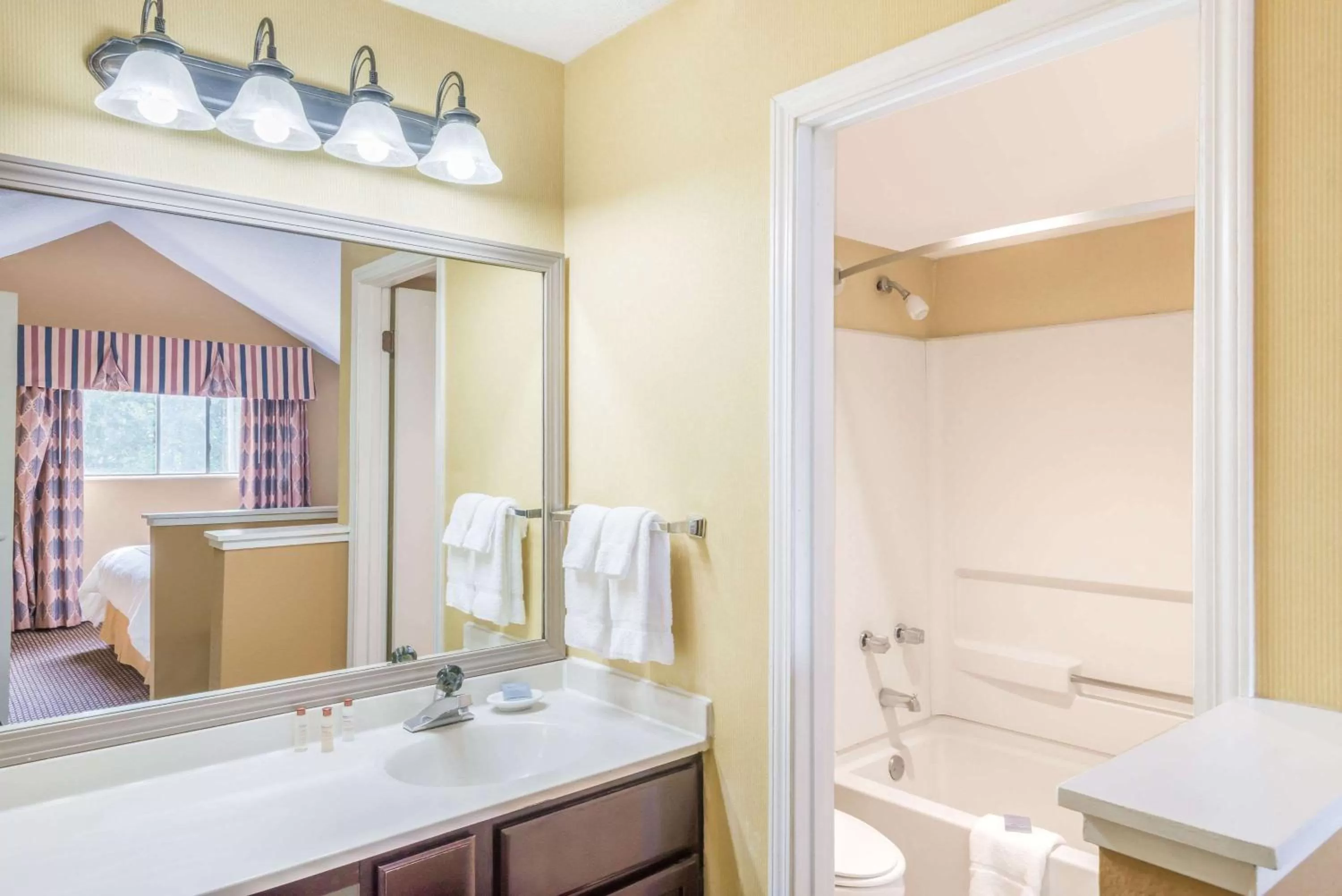 Bathroom in Hawthorn Extended Stay by Wyndham Dayton