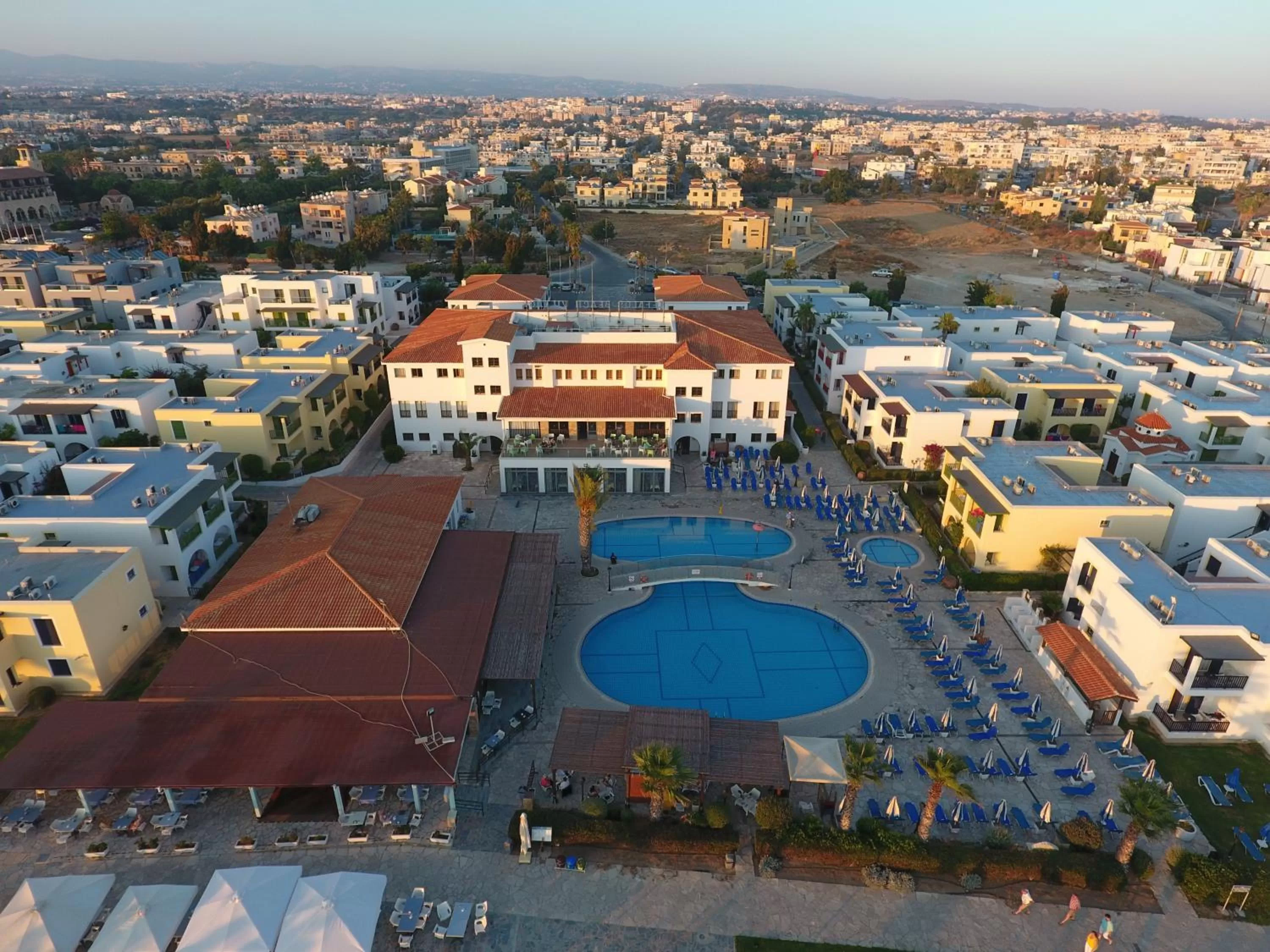 Bird's eye view in Kefalos Beach Tourist Village