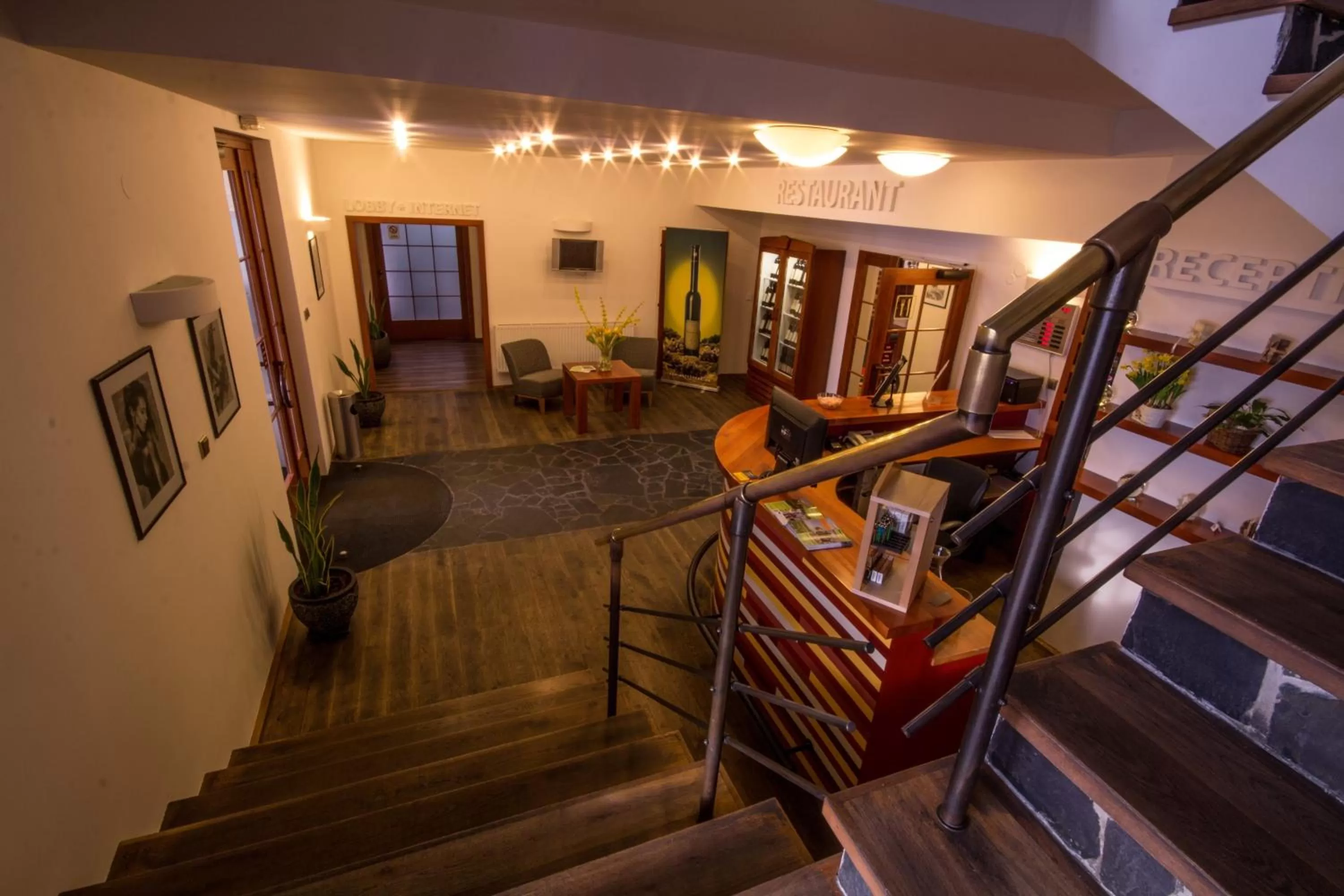 Lobby or reception in Hotel Maroli Mikulov