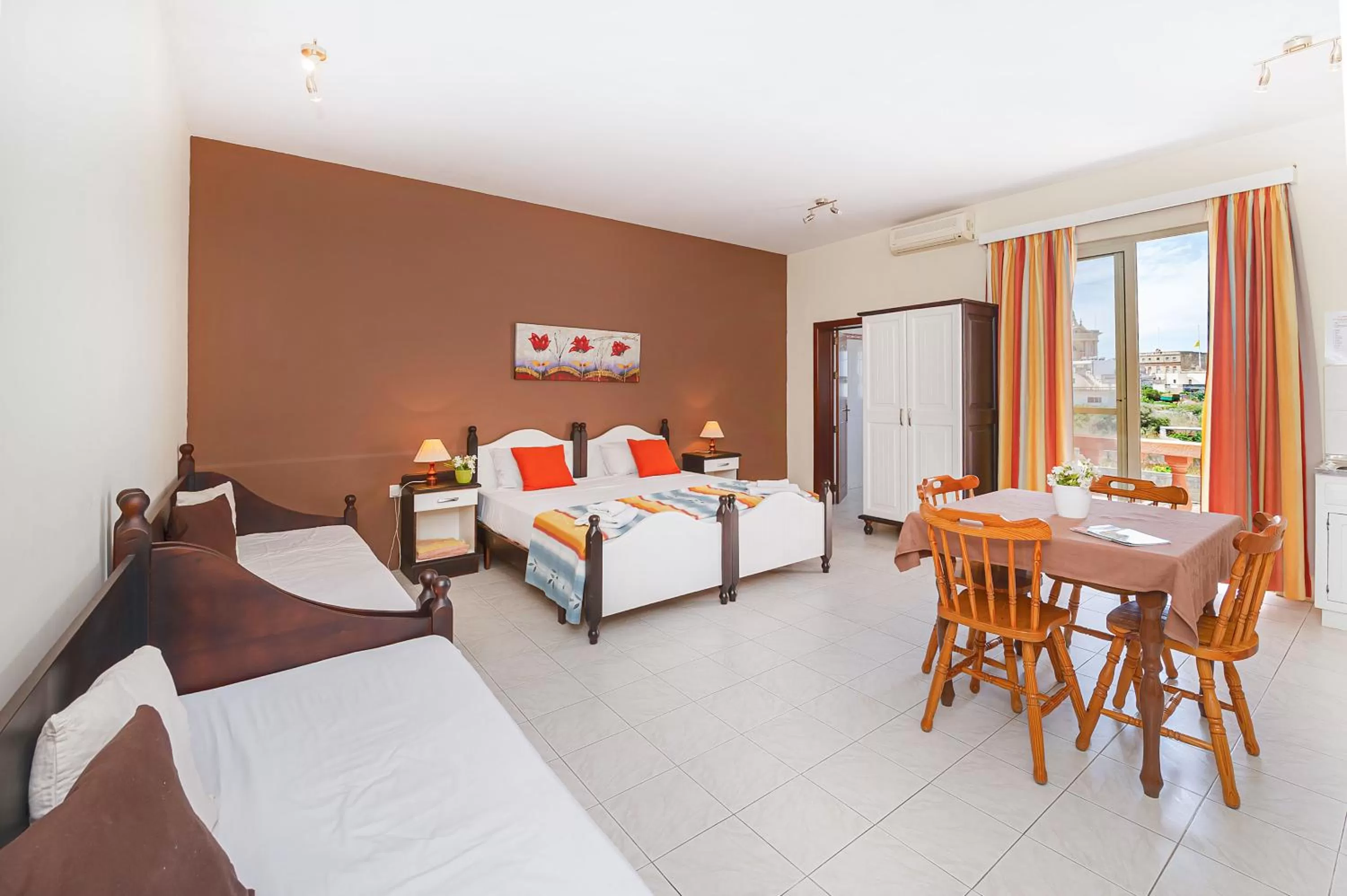 Bed in Mariblu Hotel