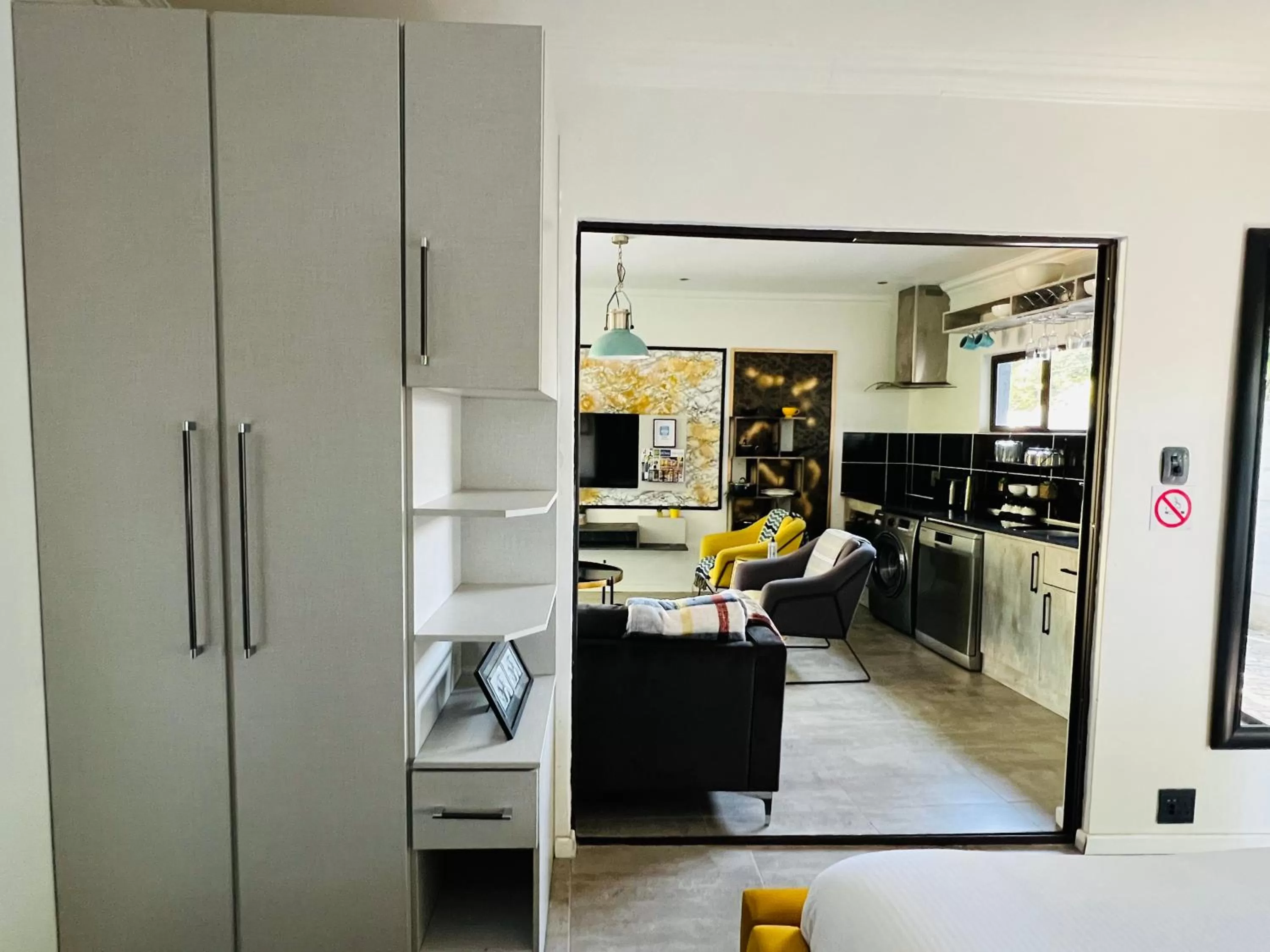 Kitchen/Kitchenette in 24 On Basil Inventive suites