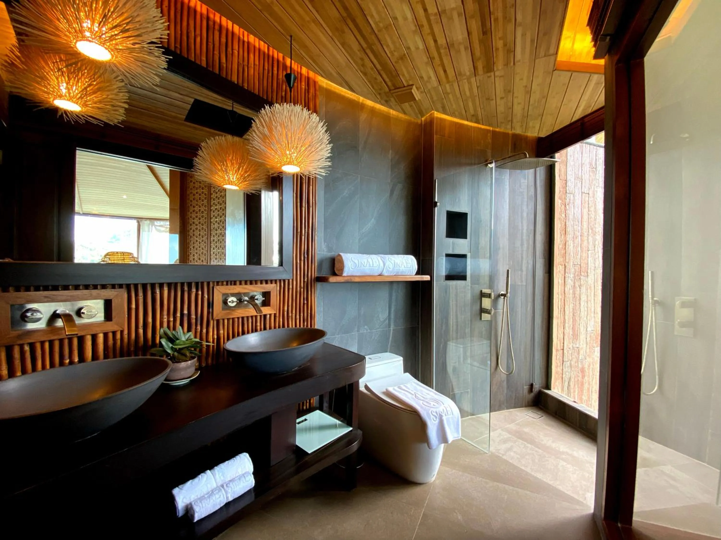 Shower in SINAE Phuket Luxury Hotel