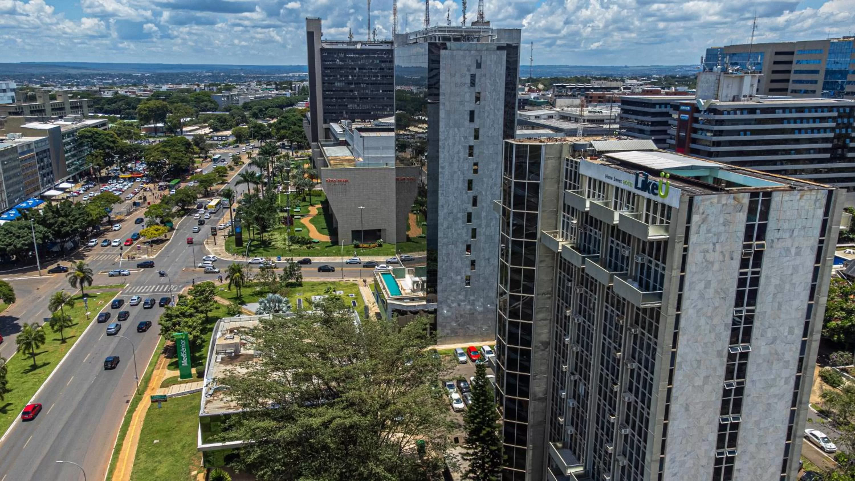 Property building in Like U Hotel Brasília