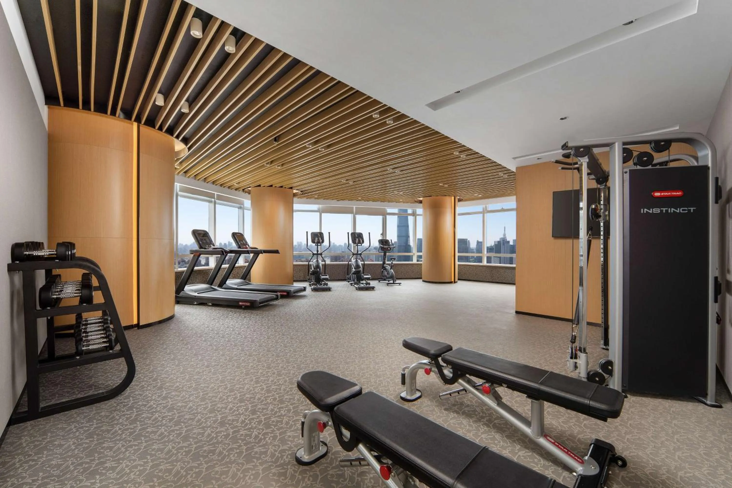 Fitness centre/facilities in Hilton Garden Inn Shanghai Lujiazui