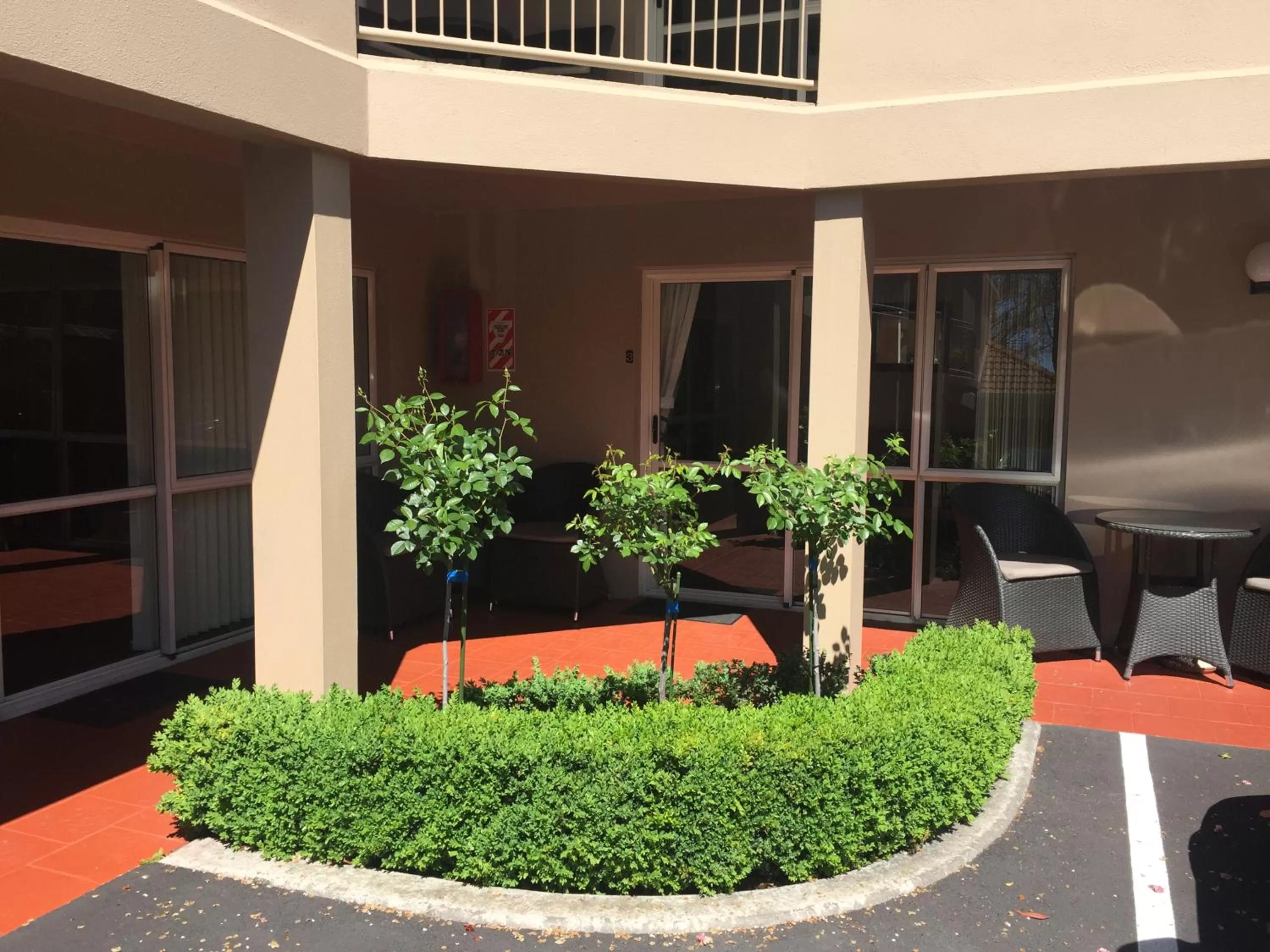 Balcony/Terrace in Tuscana Motor Lodge