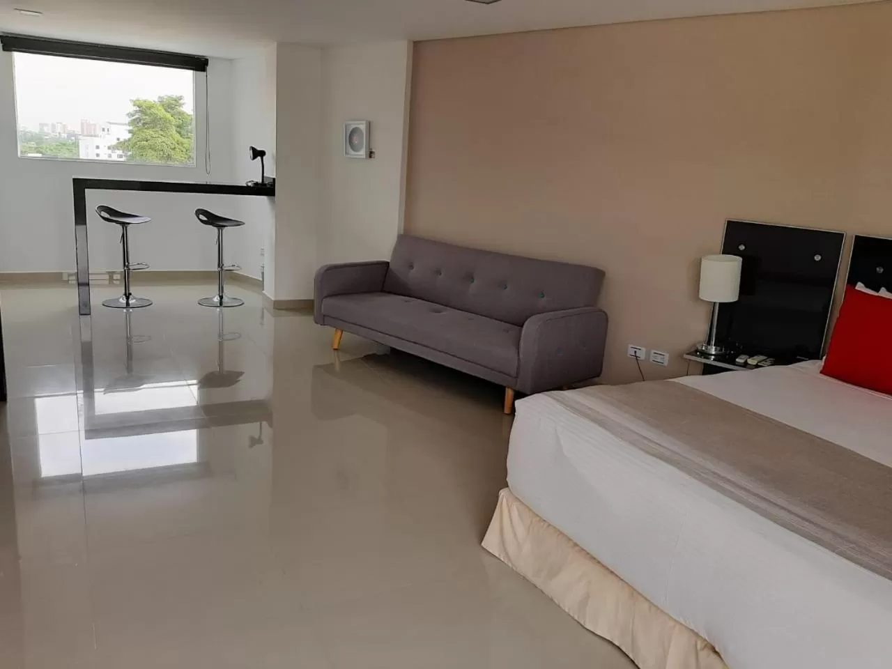 Seating Area in Hotel Blue 66