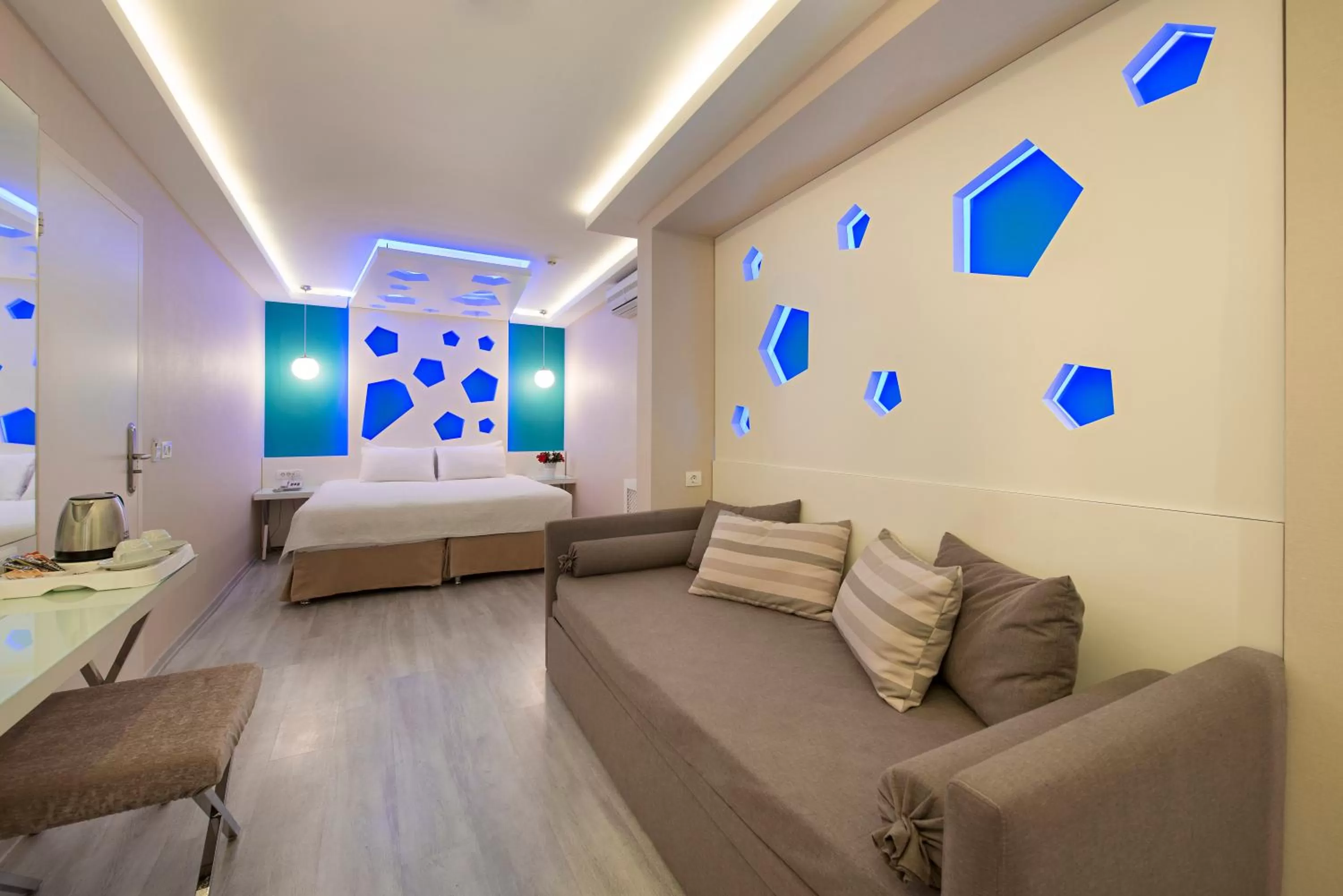 Seating area in Hotel Evsen