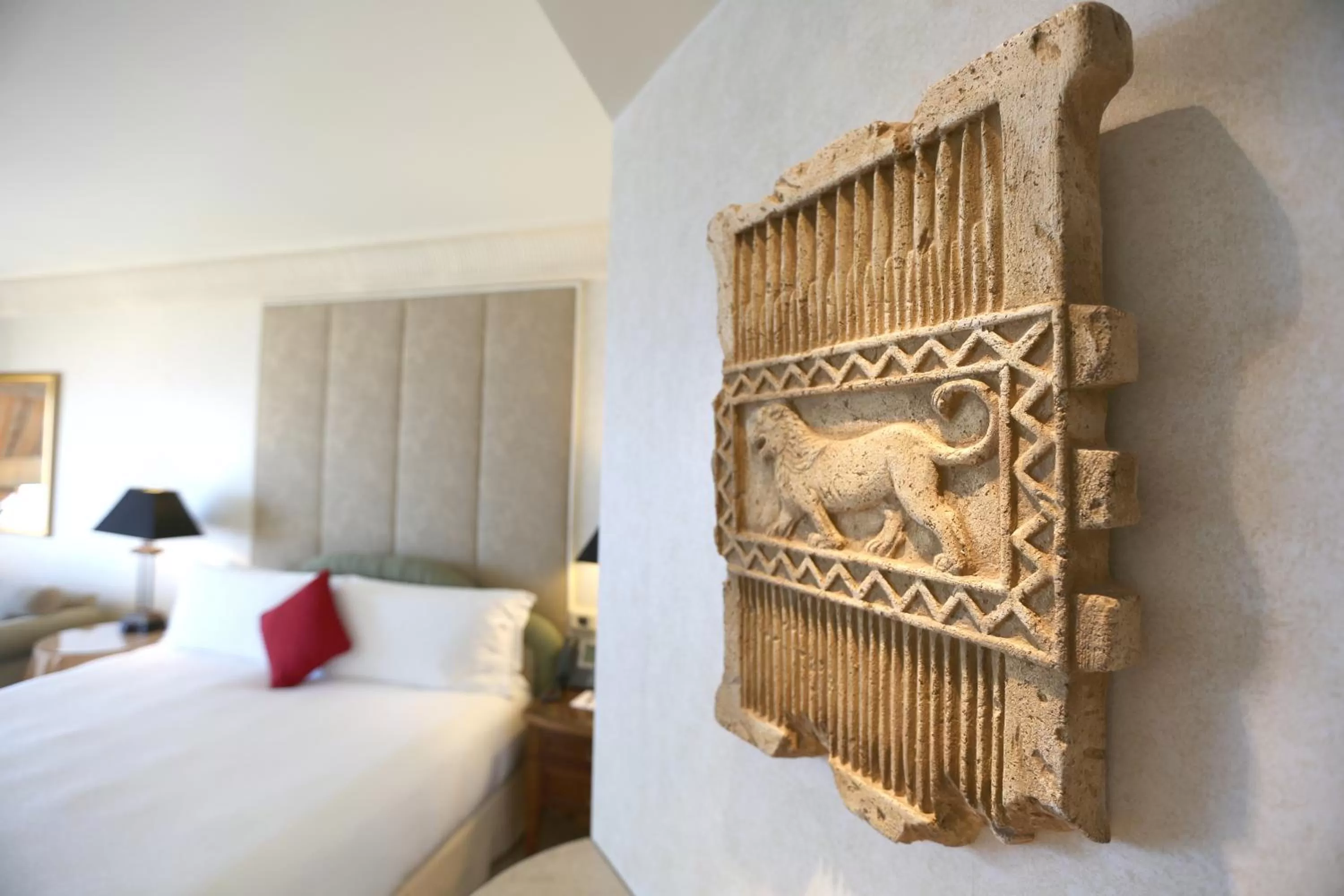 Decorative detail, Bed in InterContinental Phoenicia Beirut by IHG