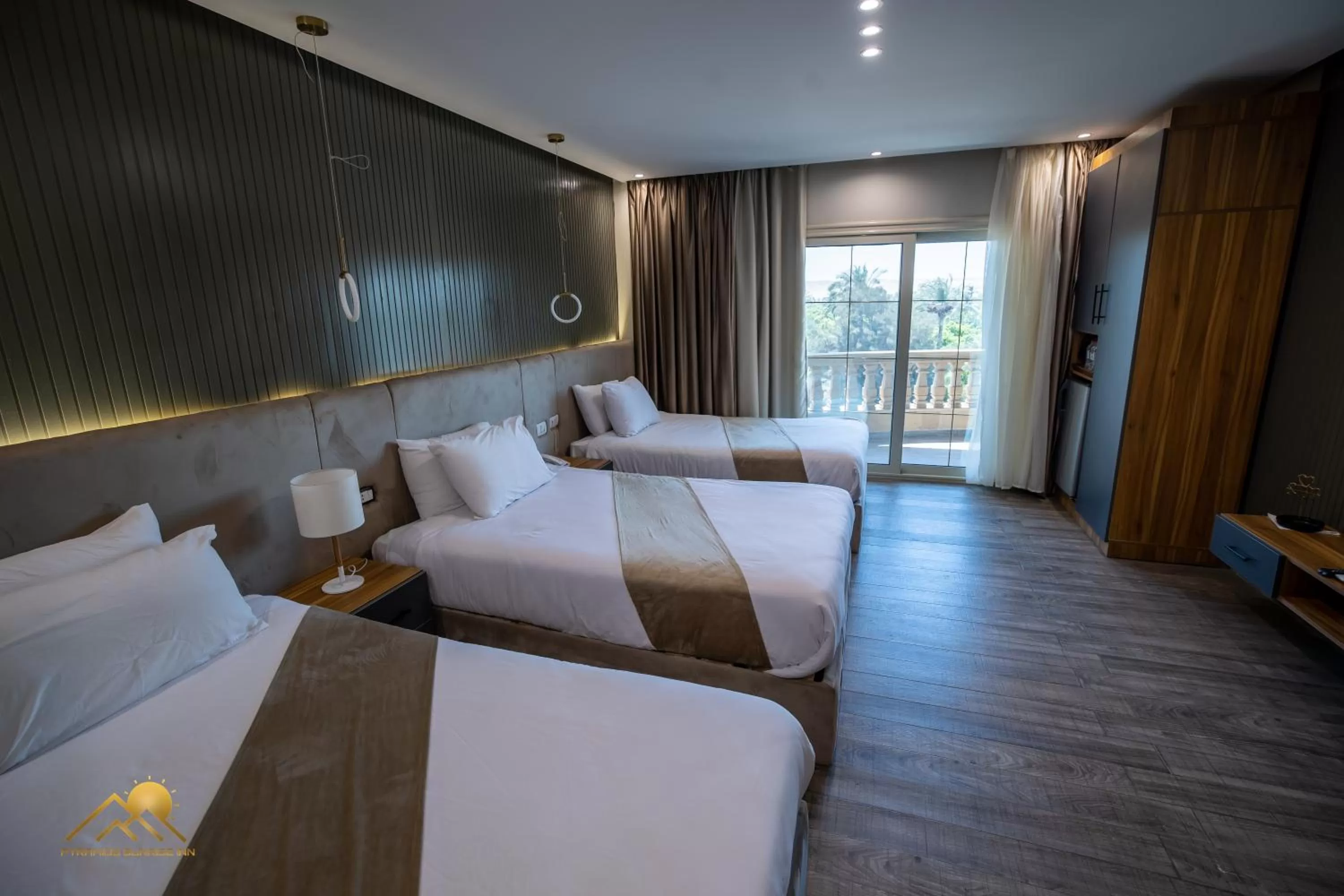 Bed in Pyramids sunrise inn