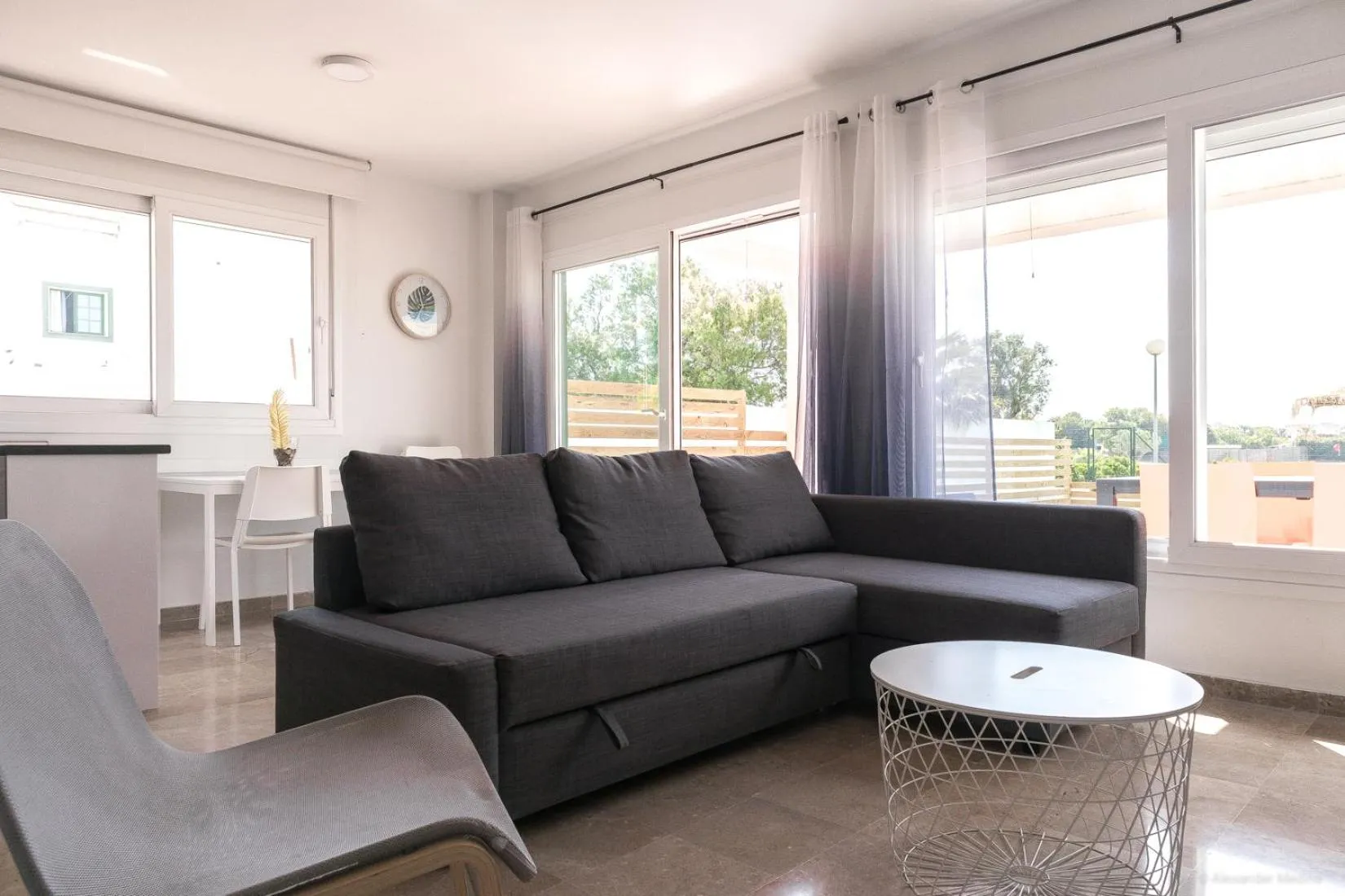 Living room in Roquetas Beach and Playa Serena Golf Village