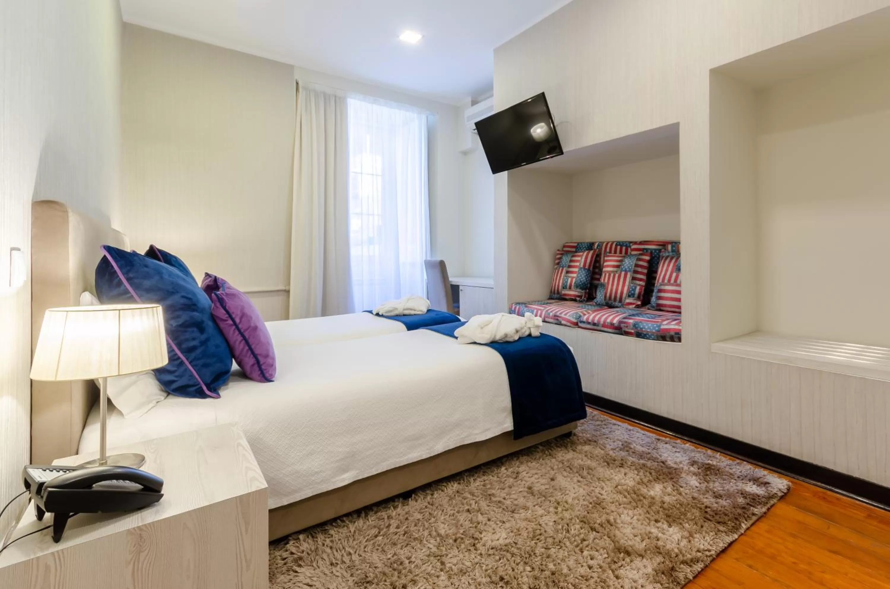 Bedroom, Bed in Hotel INN Rossio