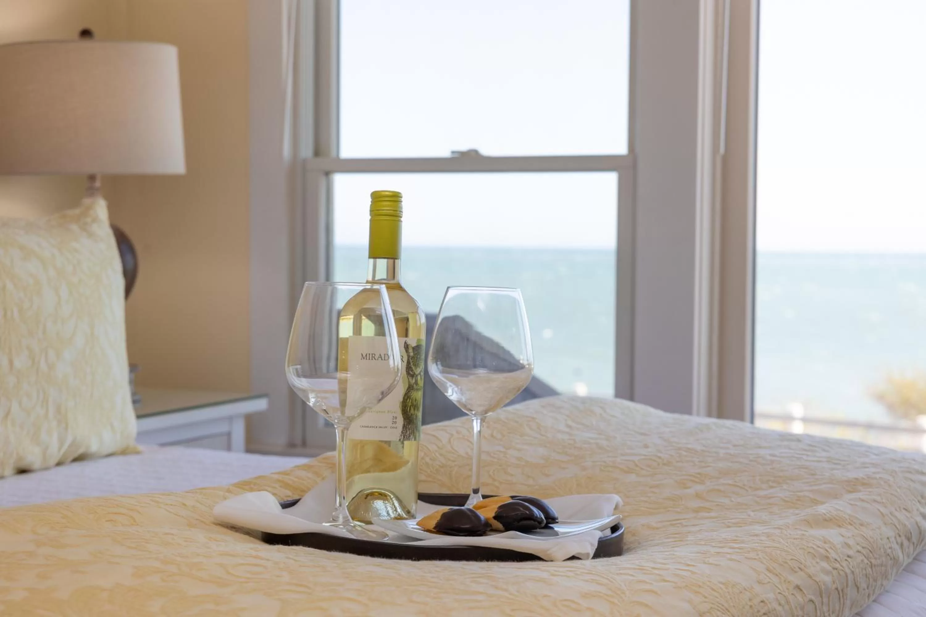 Bed in Inn on the Sound