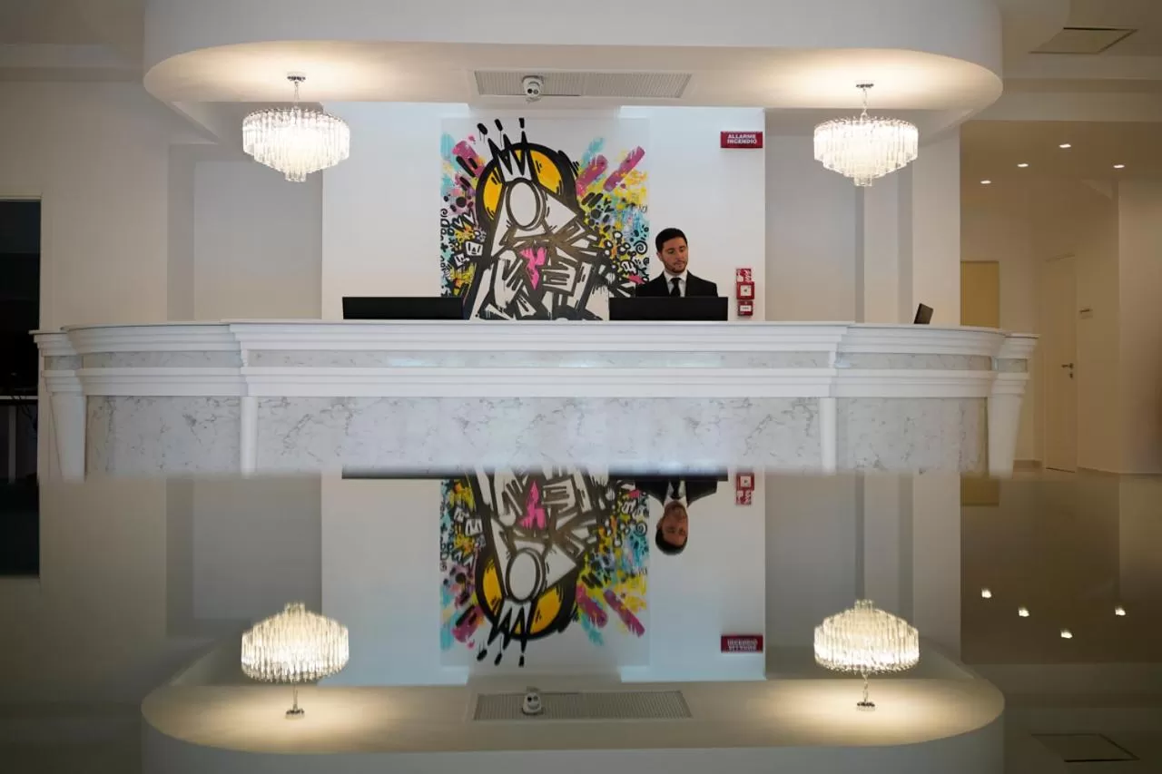 Lobby or reception in PM Hotel