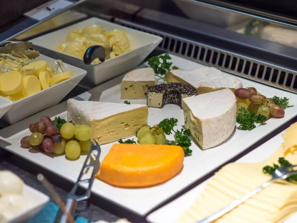 Buffet breakfast, Food in Domaine Leidinger