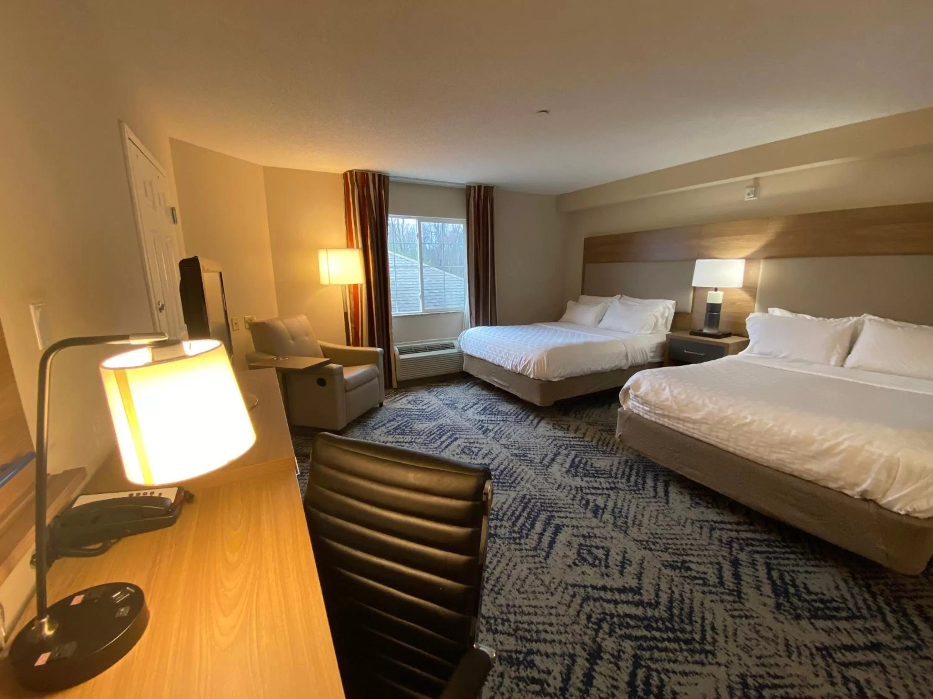 Guests, Bed in Candlewood Suites Harrisburg I-81 Hershey Area by IHG