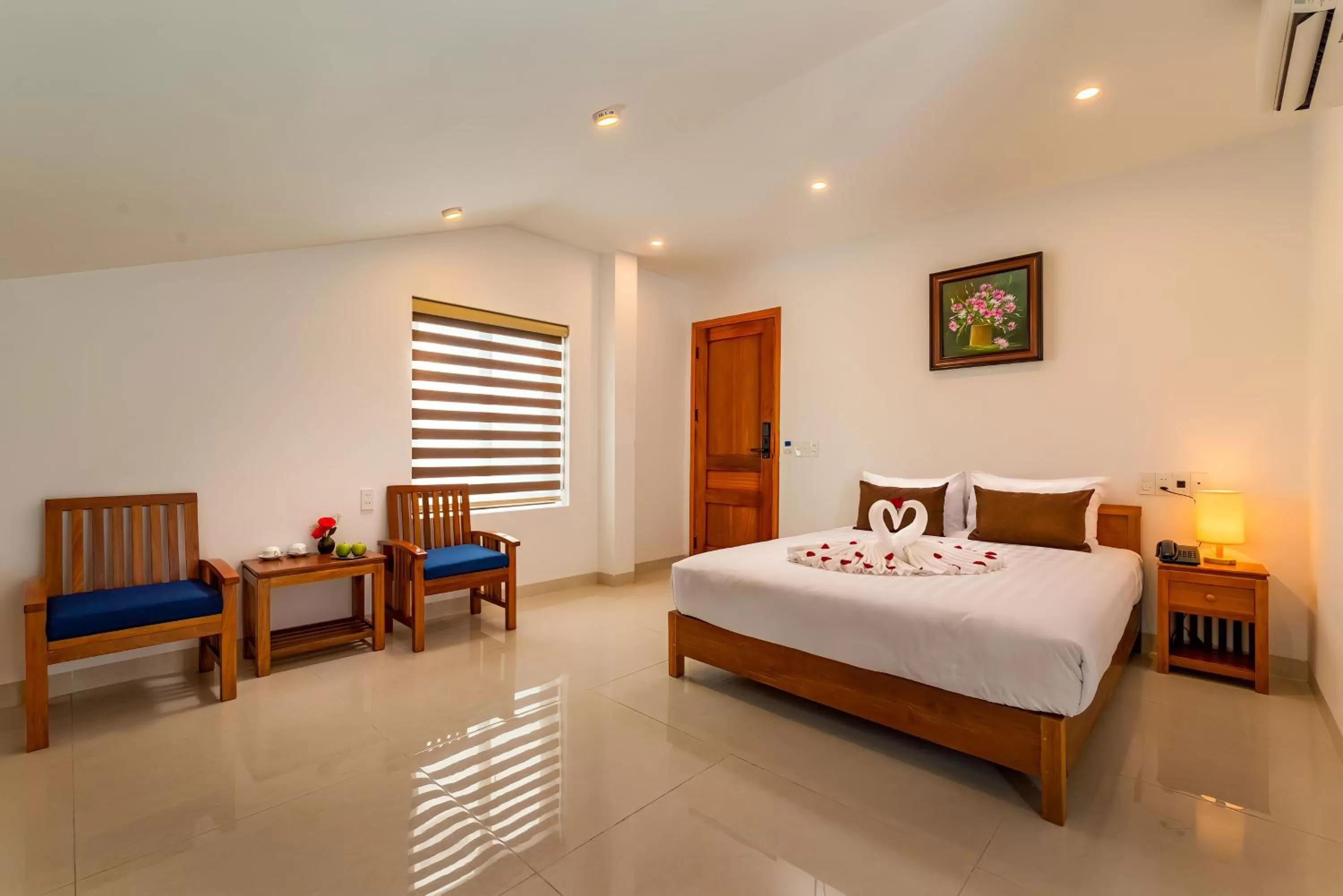 Bed in Tomorrow Oasis Boutique Villa Hoi An