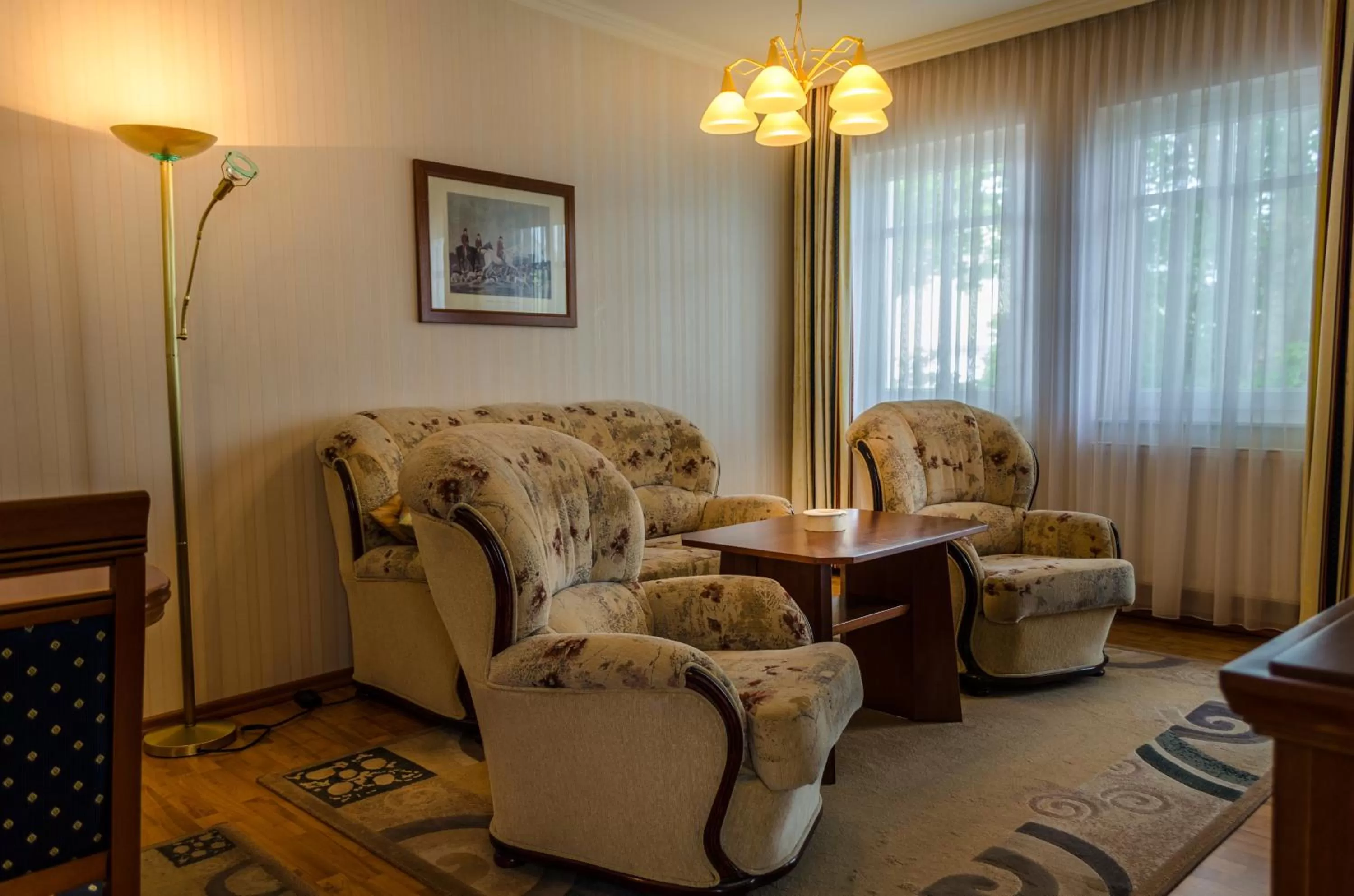 Living room, Seating Area in Hotel Meereswelle - Anno 1875