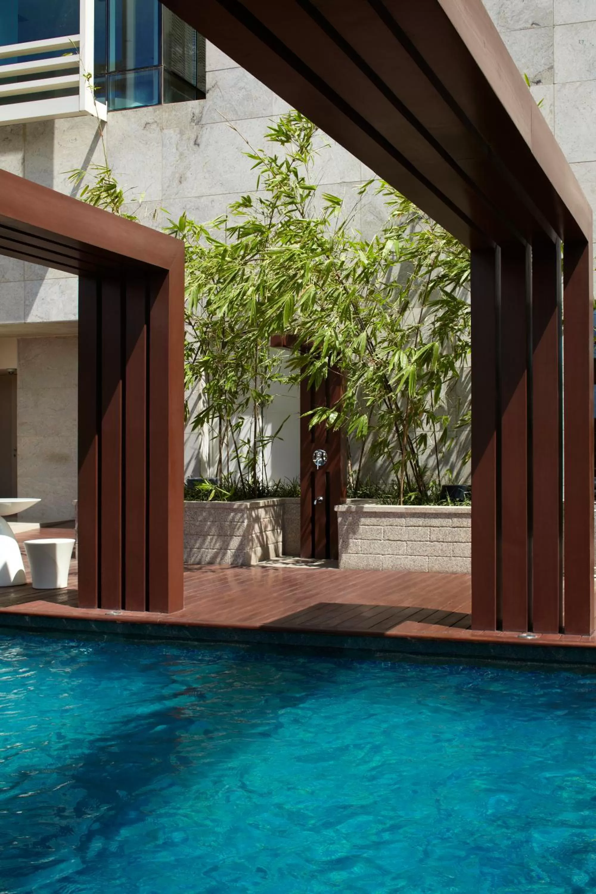 Swimming pool in Park Hyatt Hotel and Residences, Hyderabad