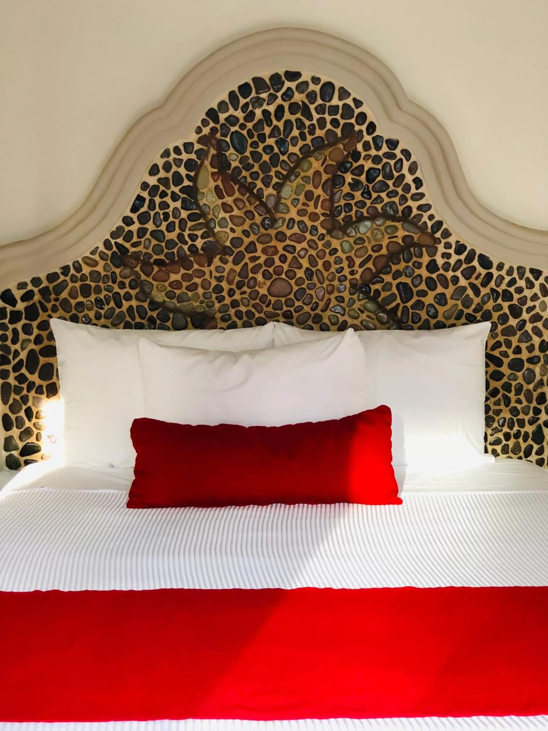 Bed in Paraiso Azul Hotel