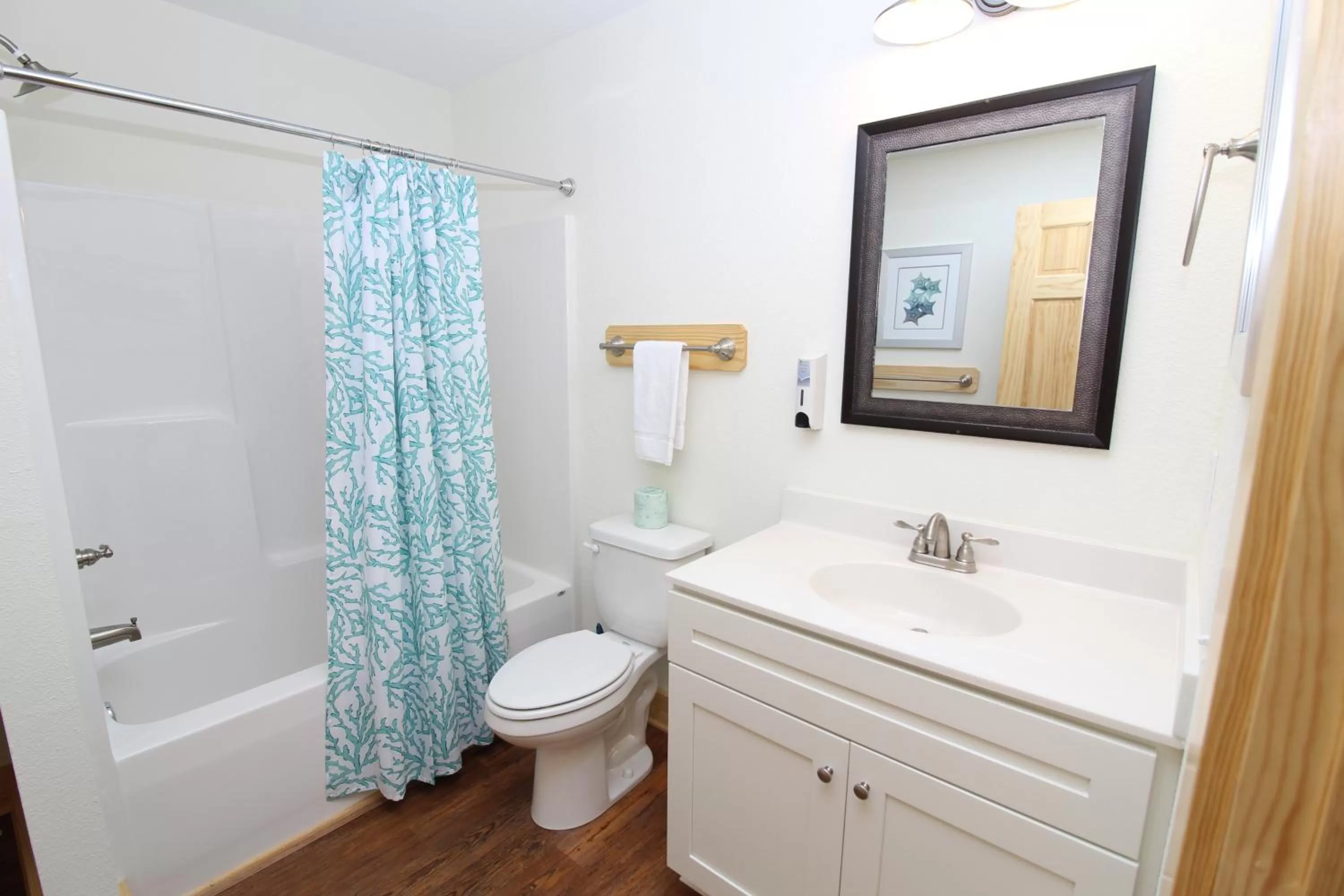 Bathroom in Whalebone Ocean Cottages by KEES Vacations