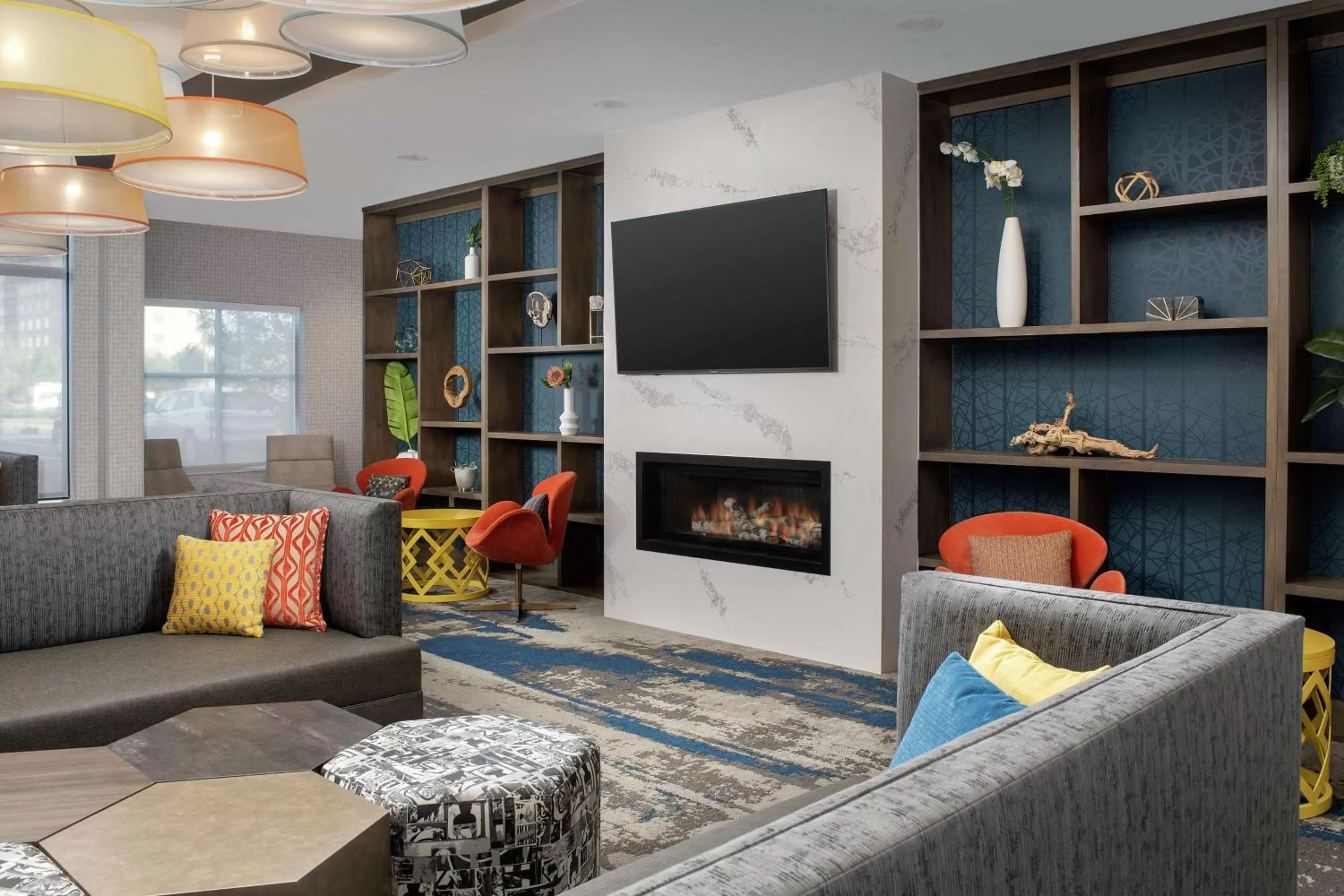 Lobby or reception in Homewood Suites By Hilton Denver Airport Tower Road