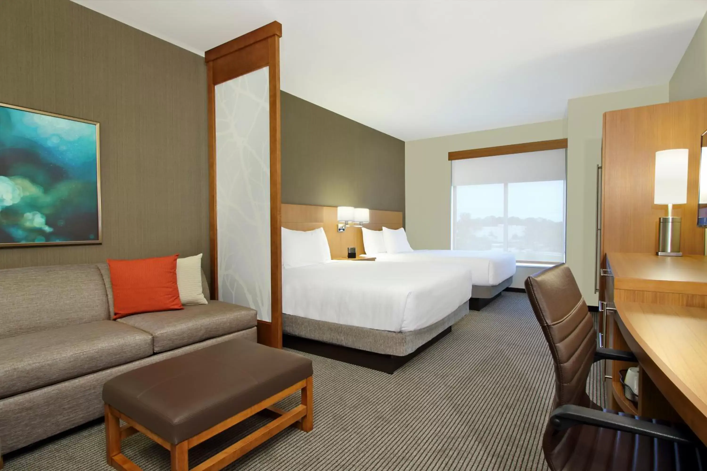 Queen Room with Two Queen Beds and Accessible Tub - Disability Access in Hyatt Place Houston/Katy Queen Room with Two Queen Beds and Accessible Tub - Disability Access in Hyatt Place Houston/Katy