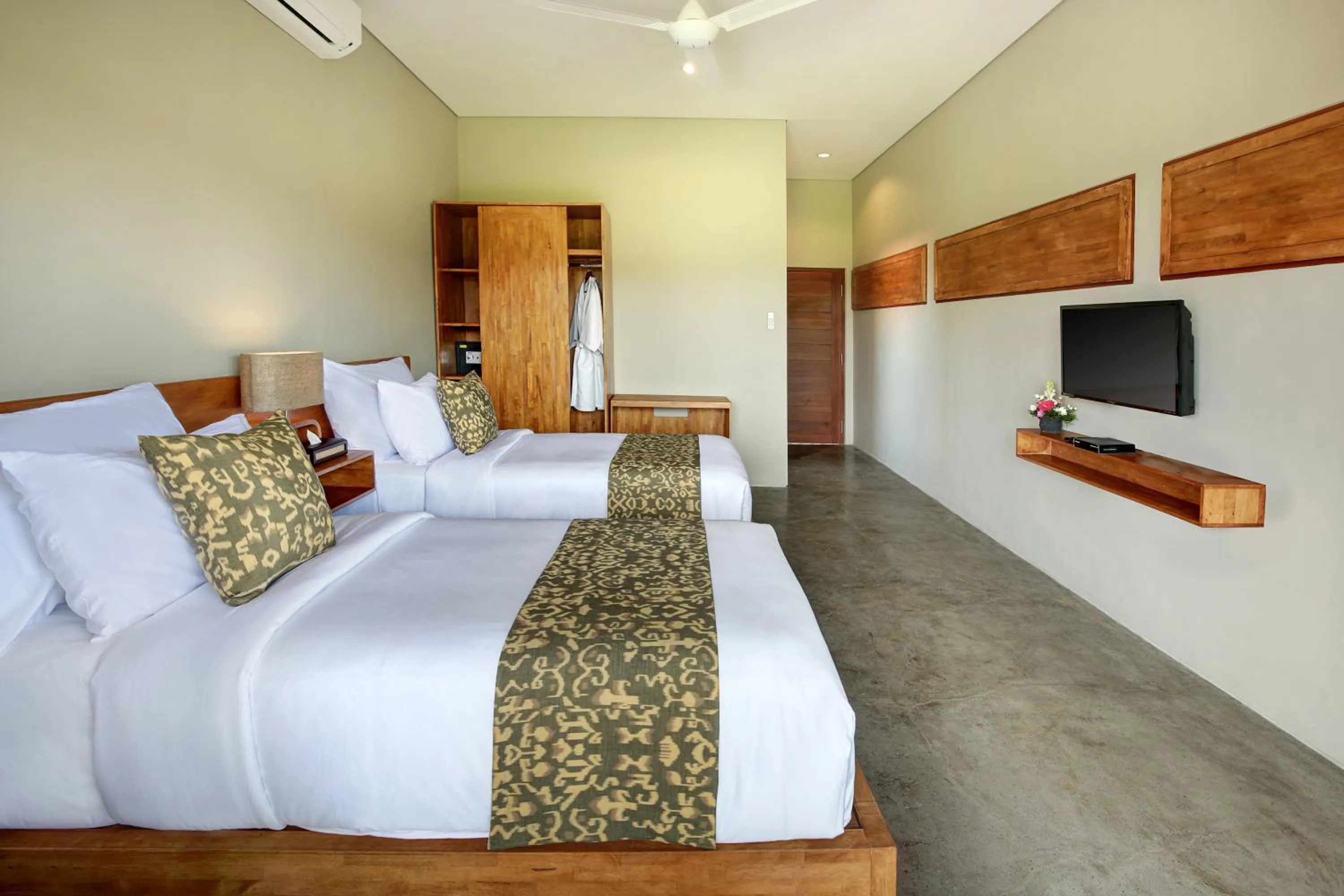 Bedroom, Bed in Sativa Villas Ubud with Private Pool